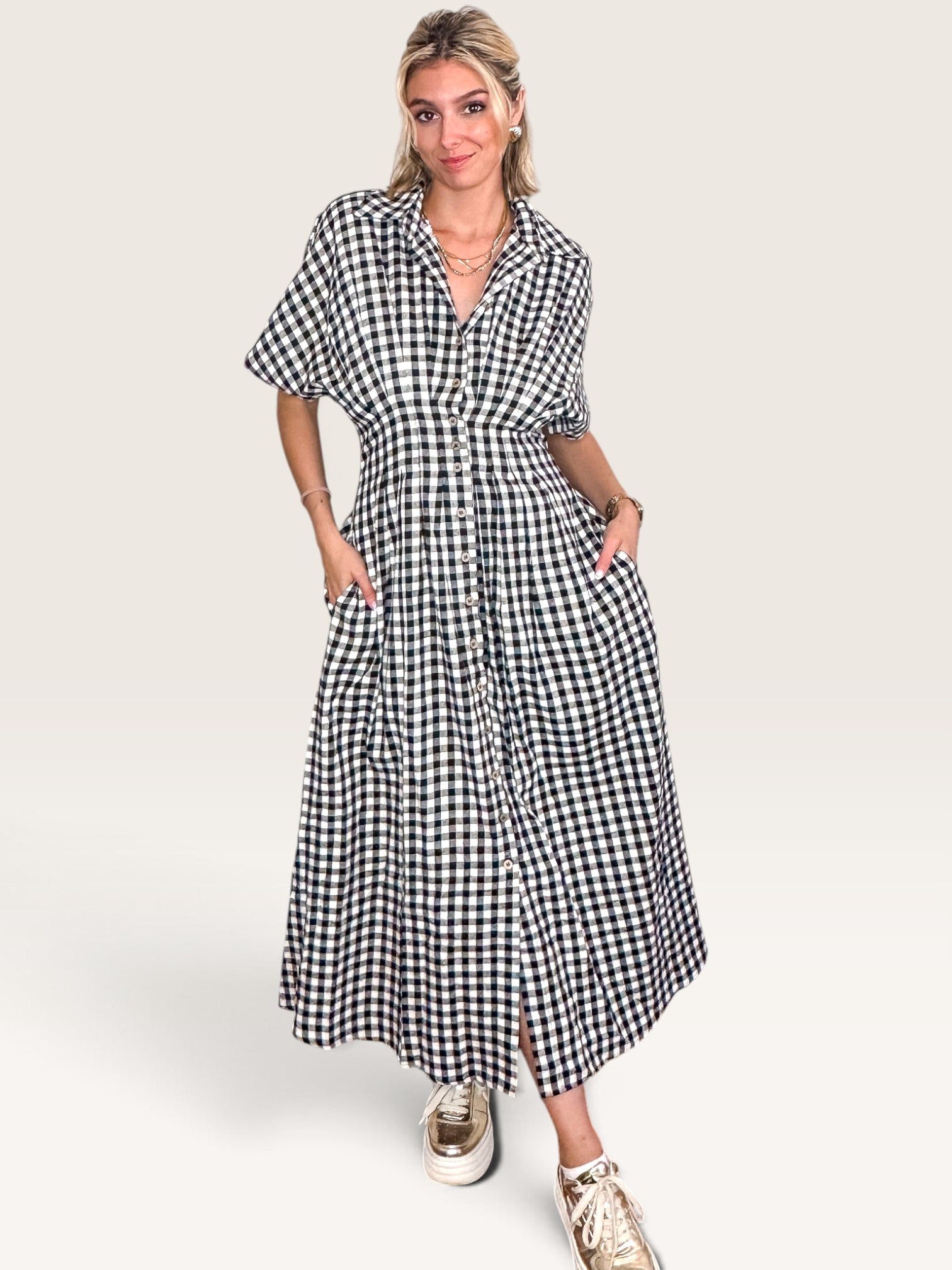 Rawlins Gingham Flannel Dress