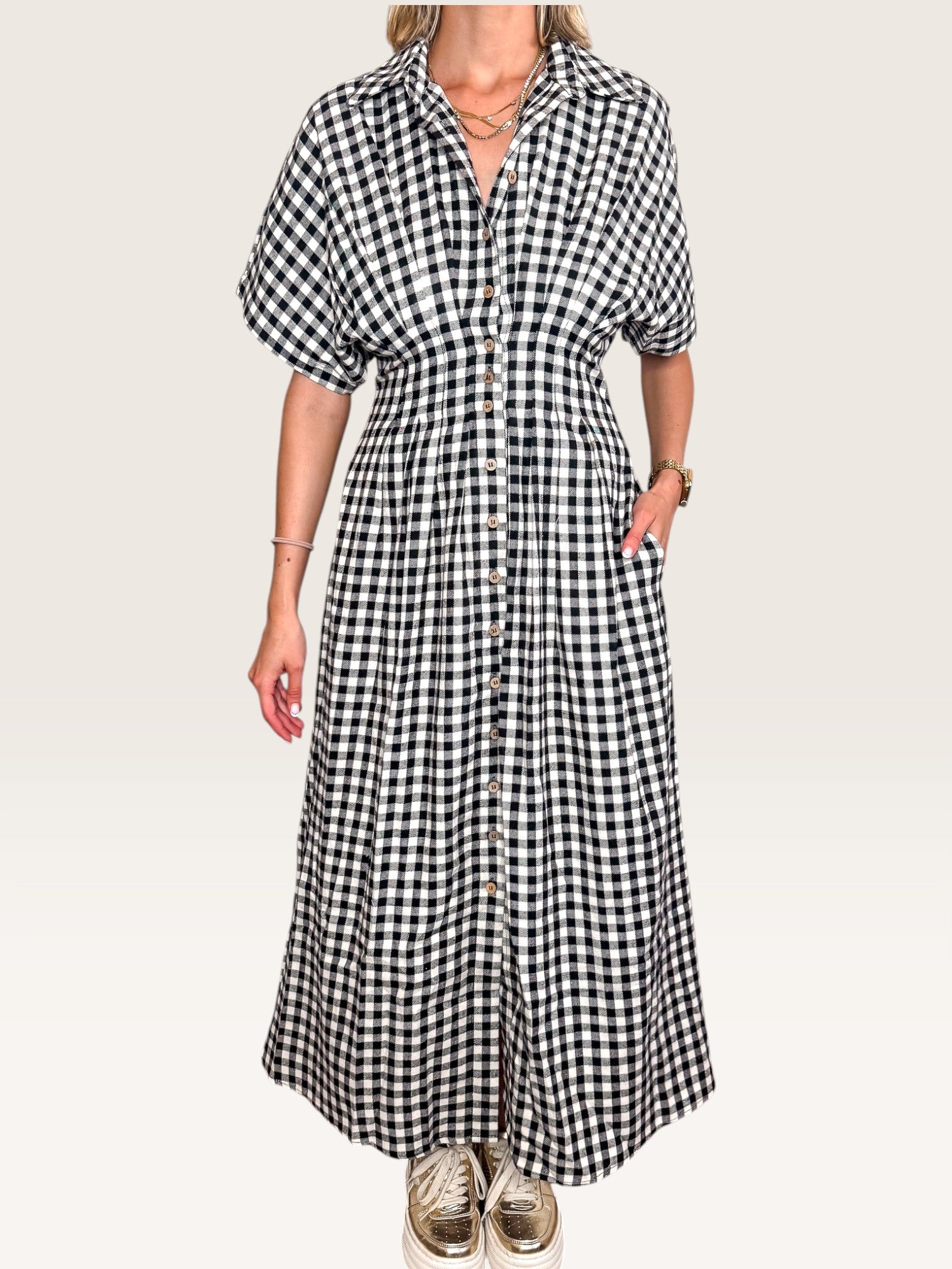 Rawlins Gingham Flannel Dress