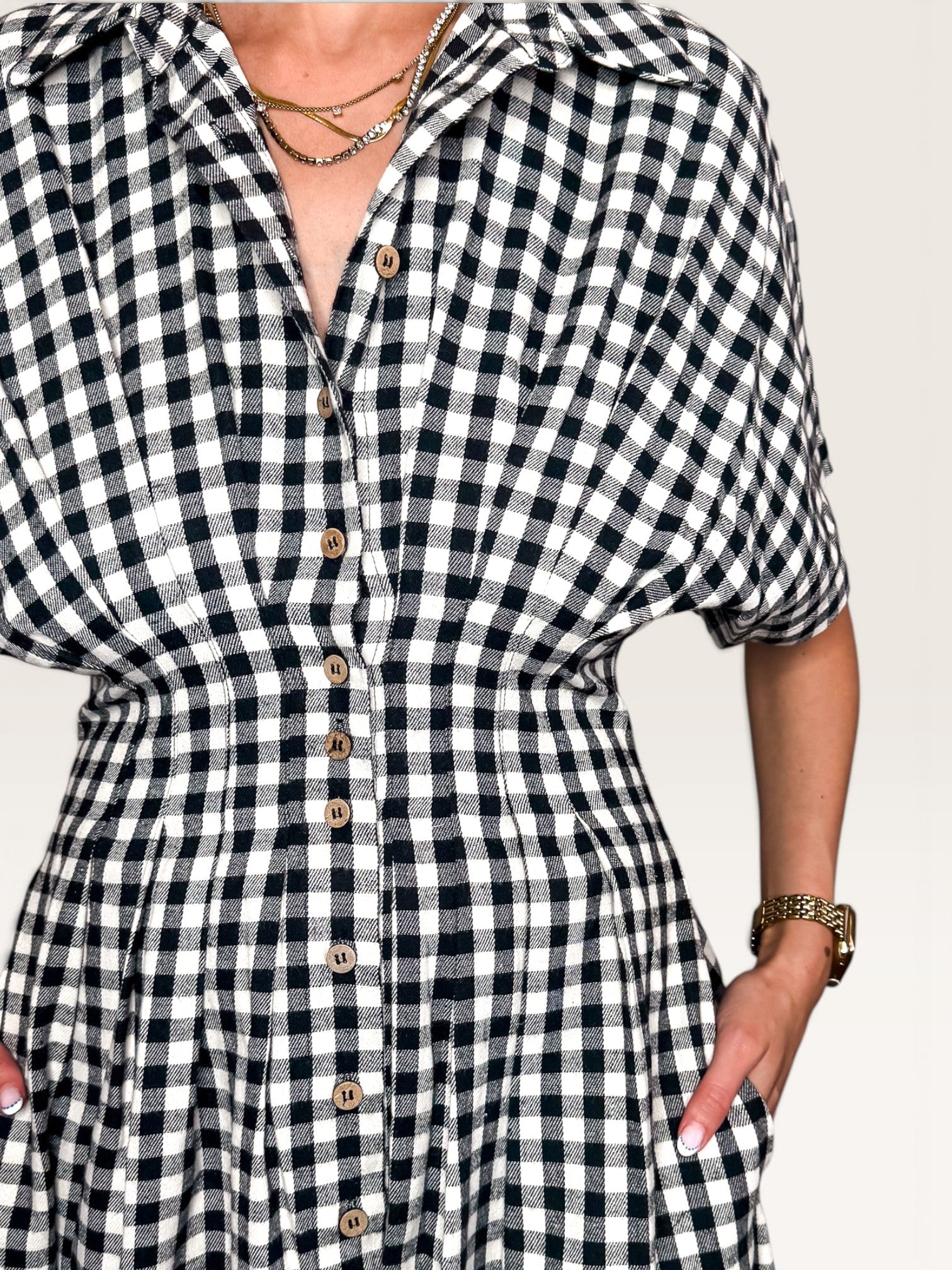 Rawlins Gingham Flannel Dress