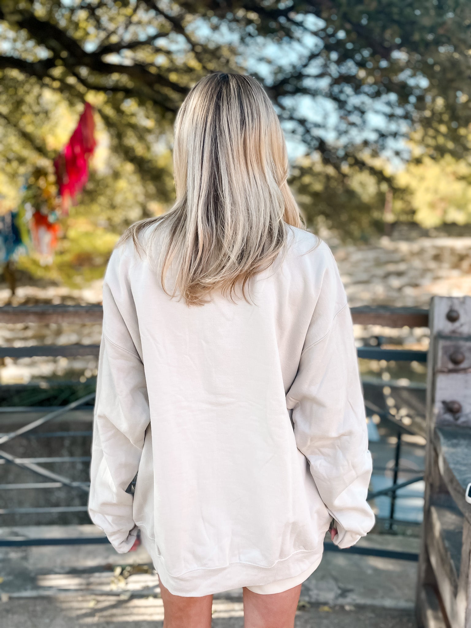 Boot Scootin' Spooky Sweatshirt - Sand