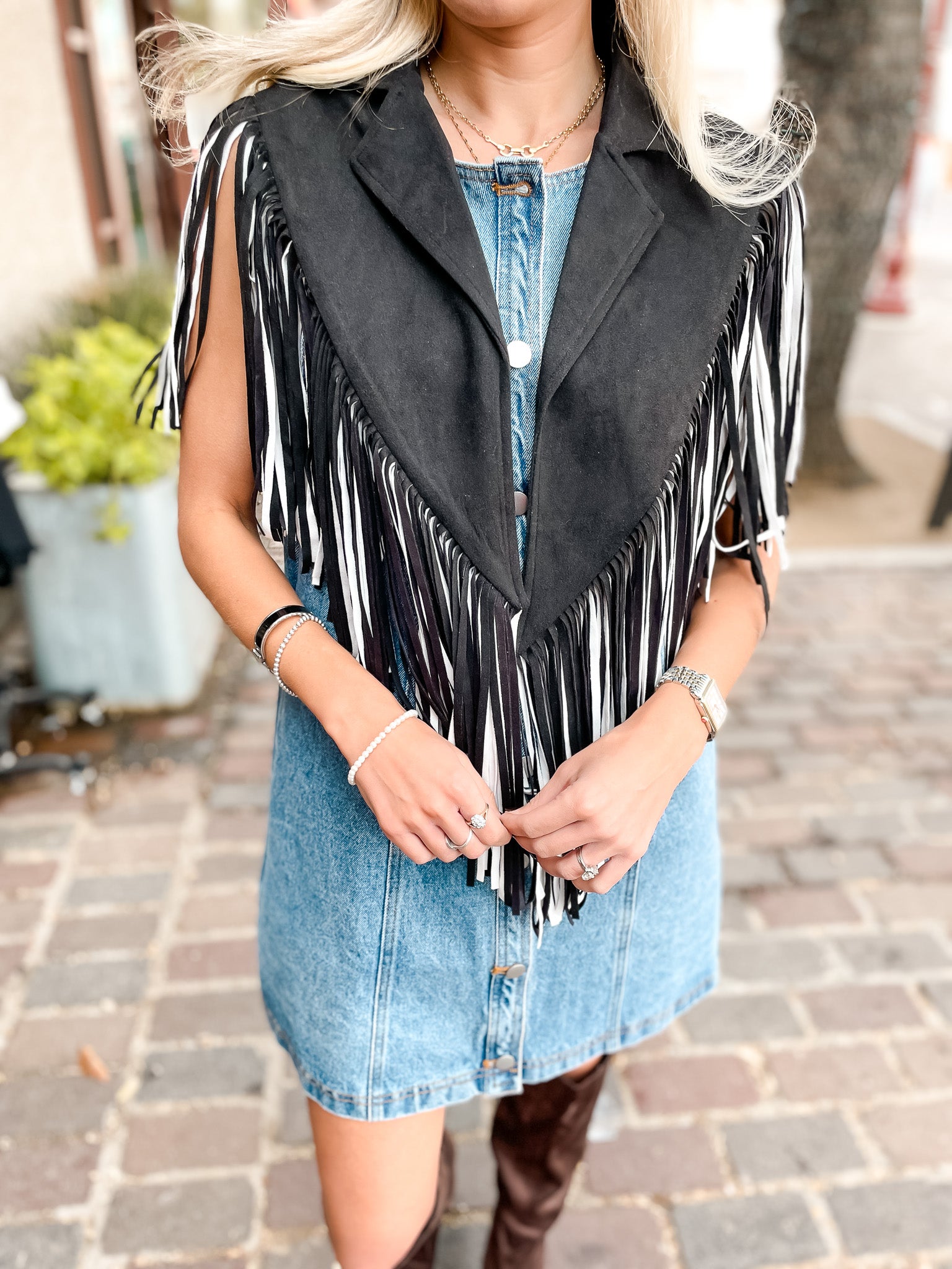 Stars At Night Fringe Shrug