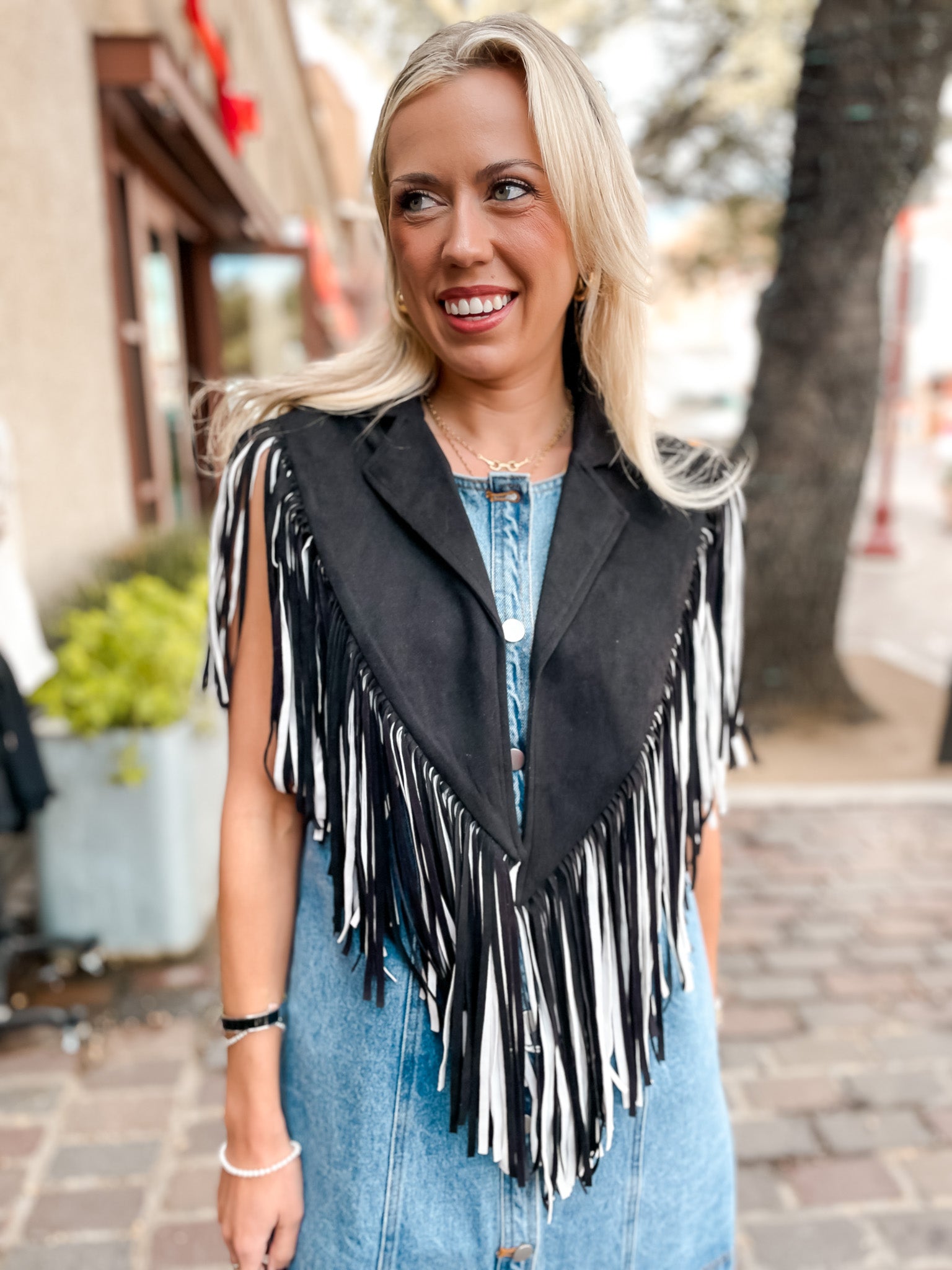 Stars At Night Fringe Shrug
