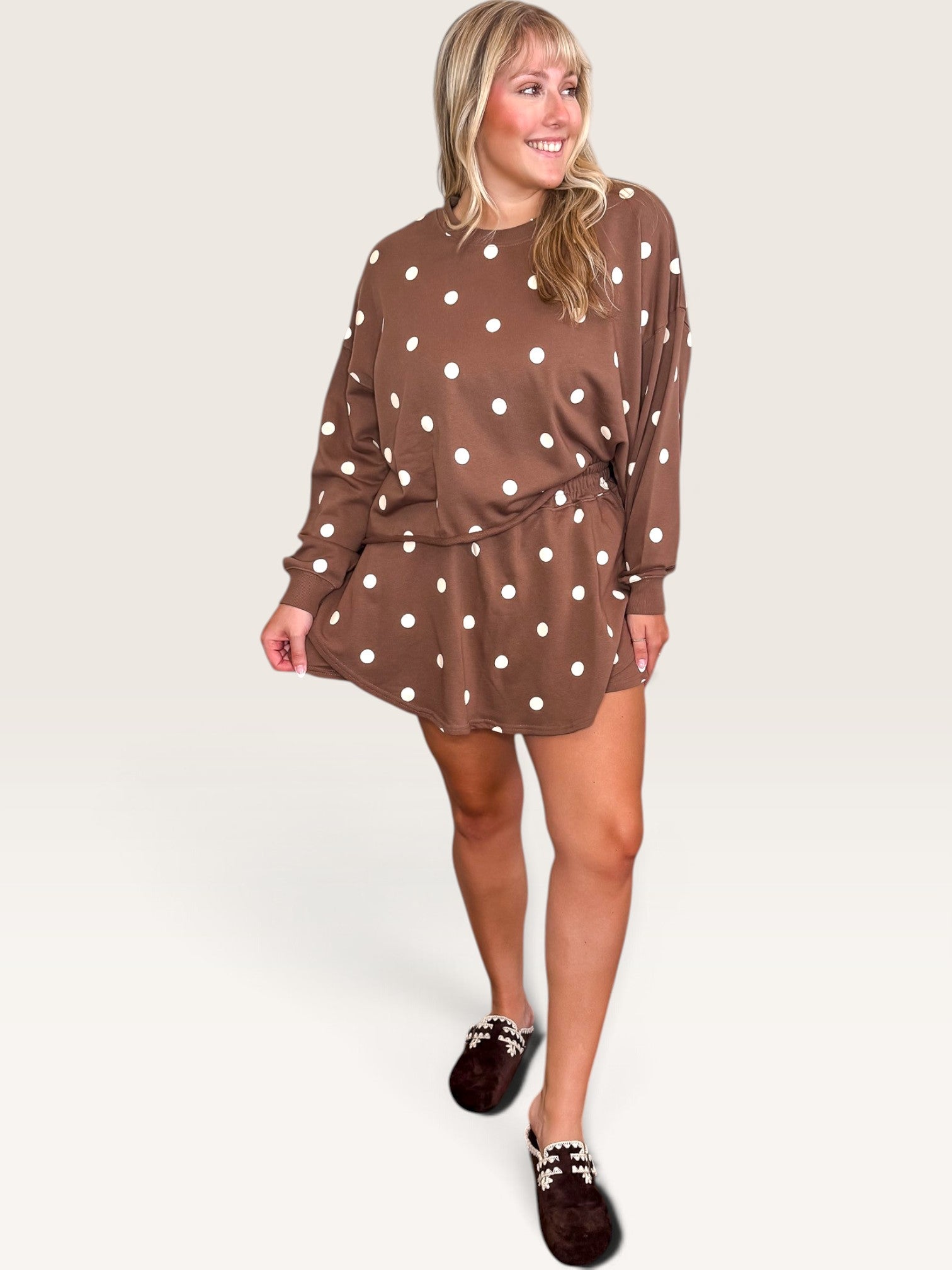 Dottie Short Set - Mocha