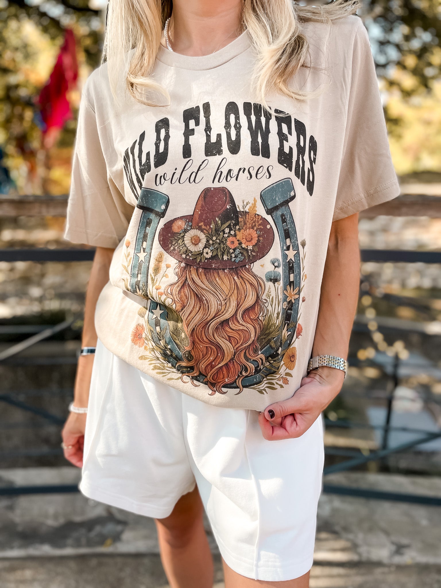 Wild Flowers + Horses Tee