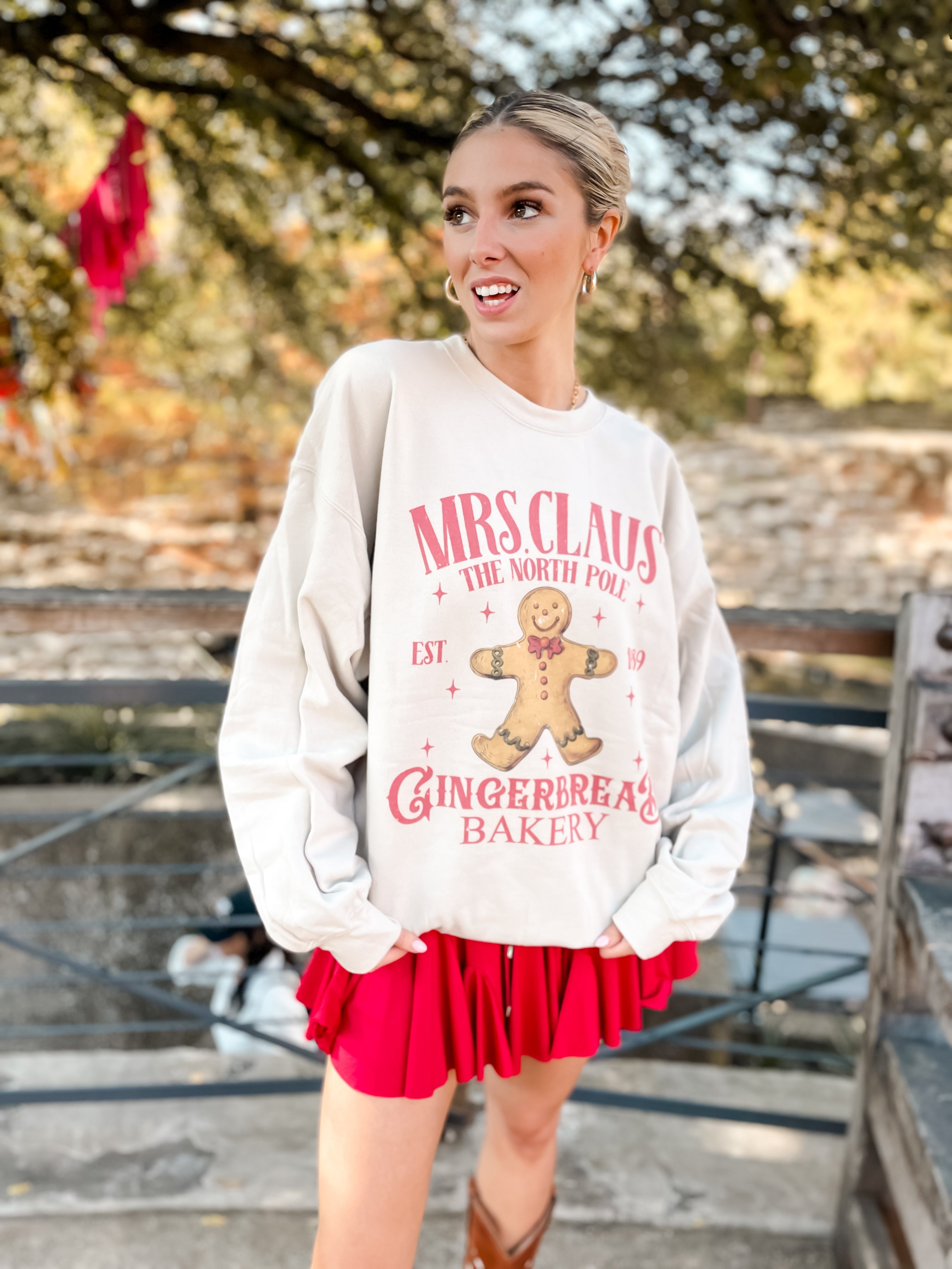 Mrs. Clause Gingerbread Sweatshirt