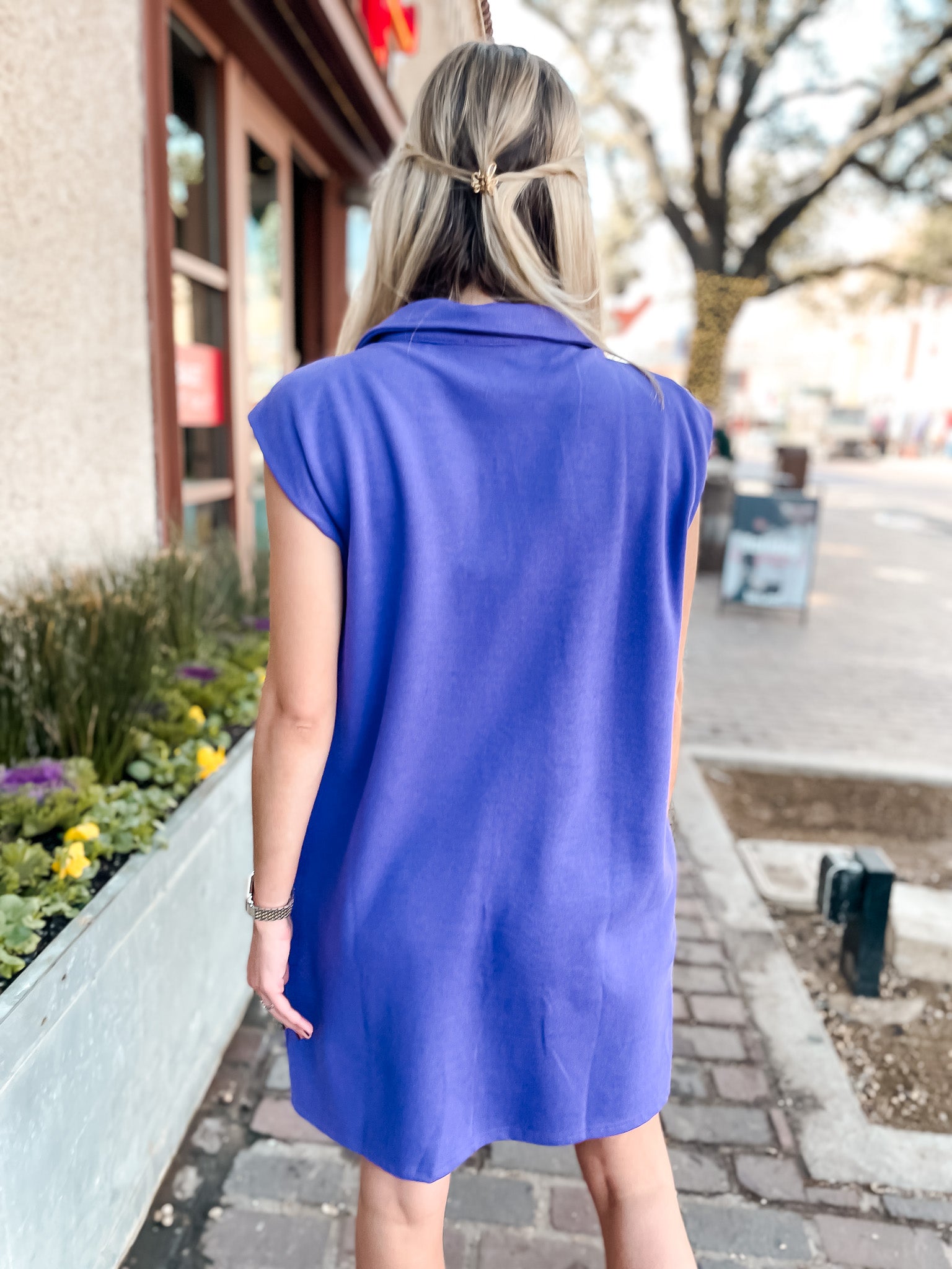 Game Day Zippity Dress - Purple