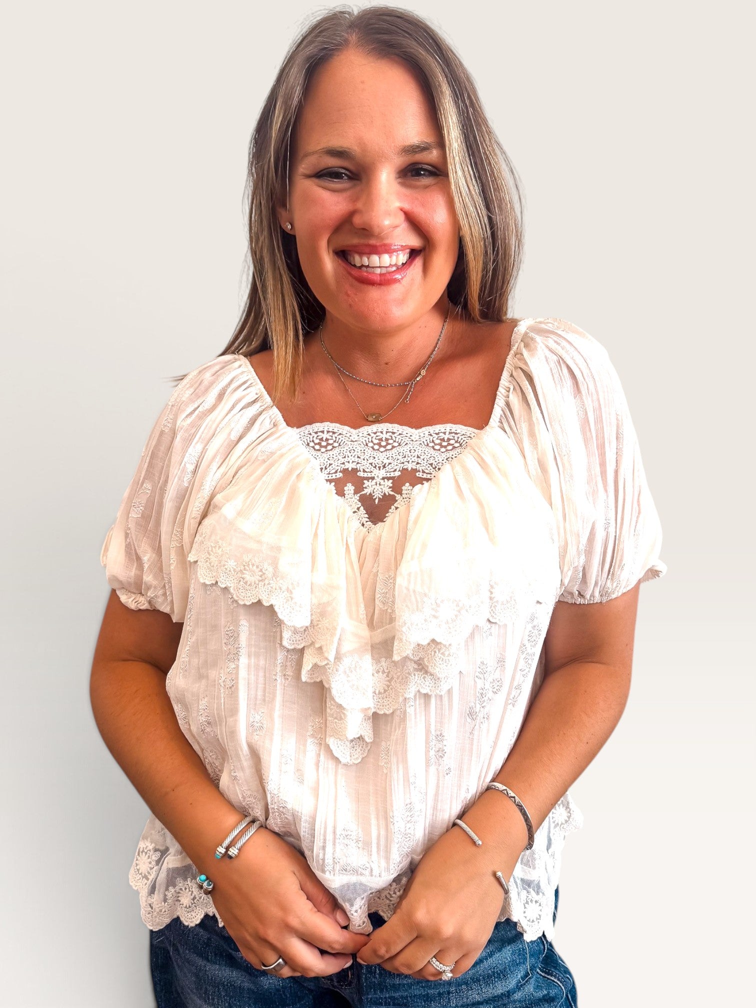 Vickie Lace Blouse
