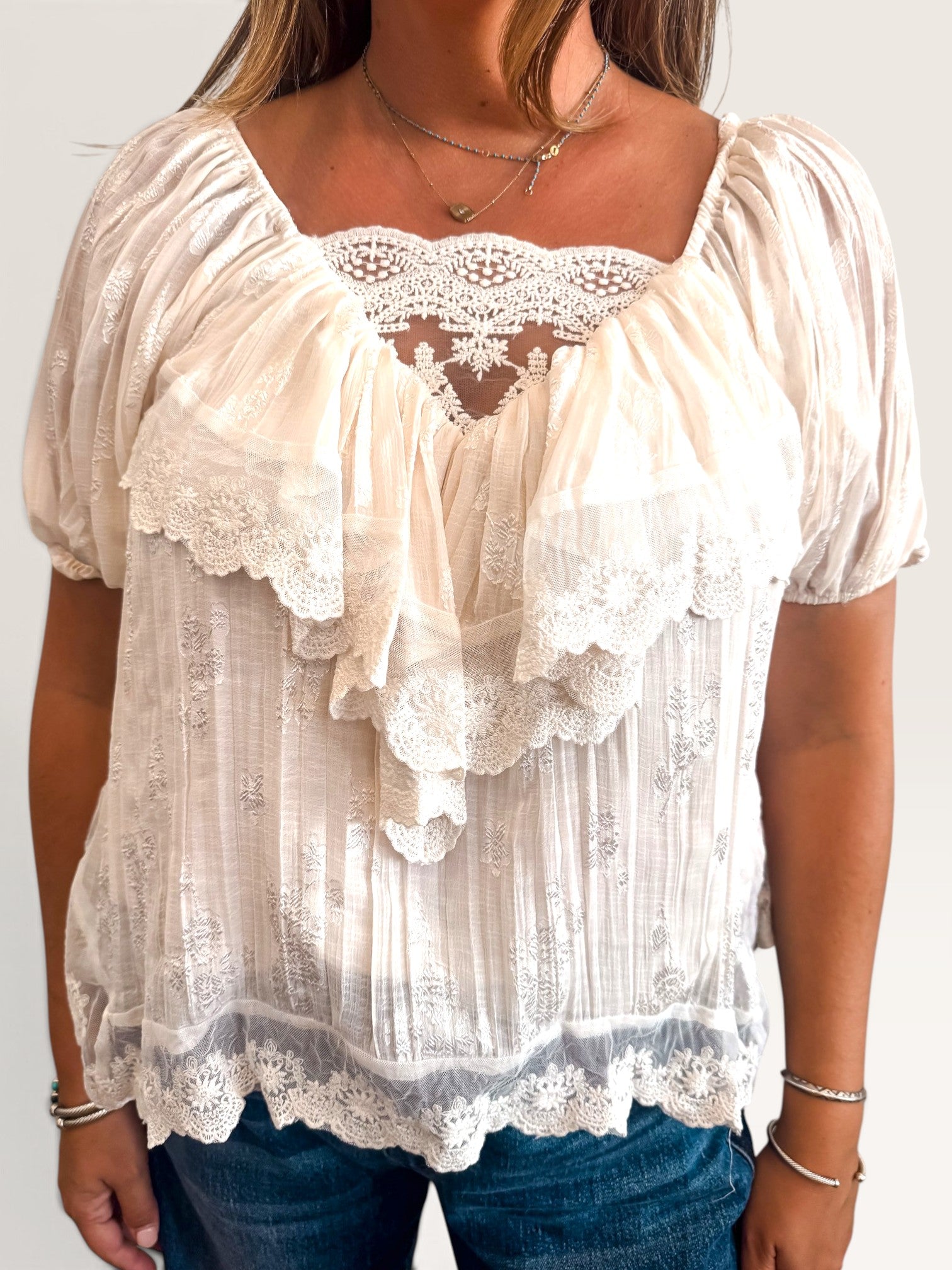 Vickie Lace Blouse