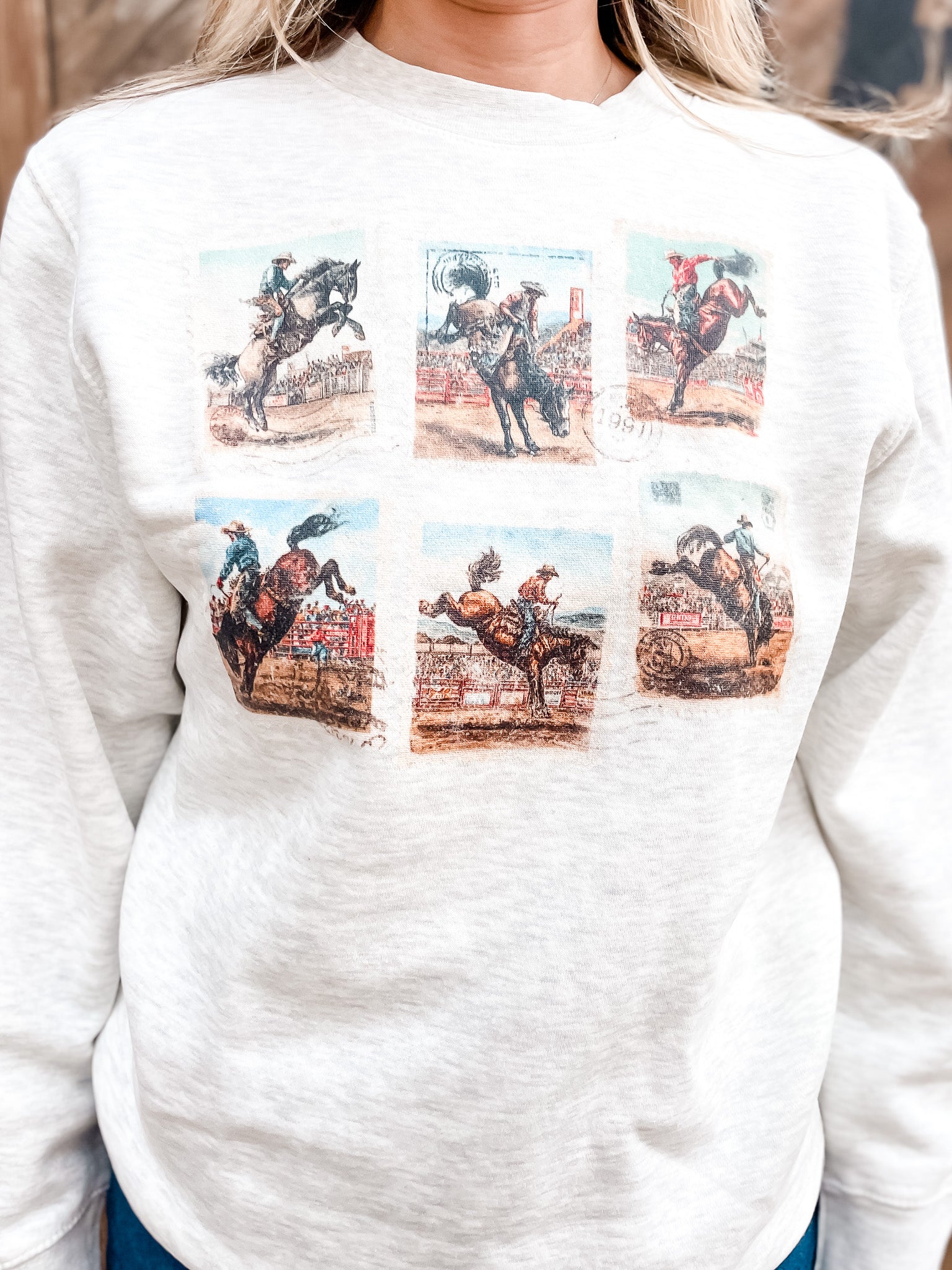 Rodeo Stamps Sweatshirt