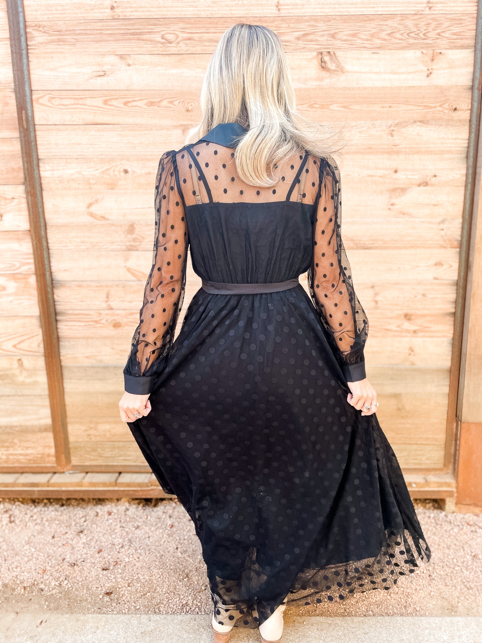 The Dots At Night Dress