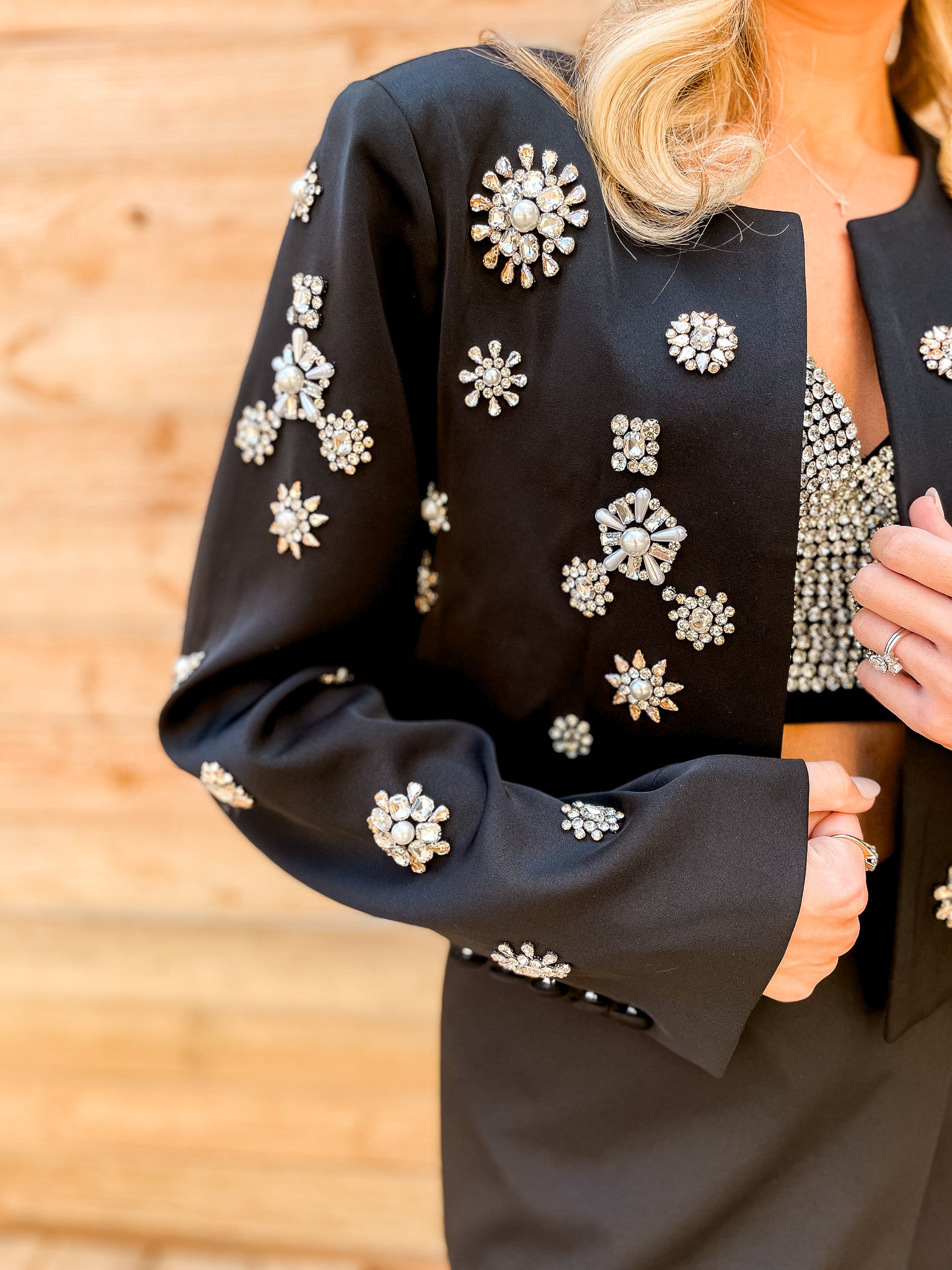 Jeweled Broaches Jacket