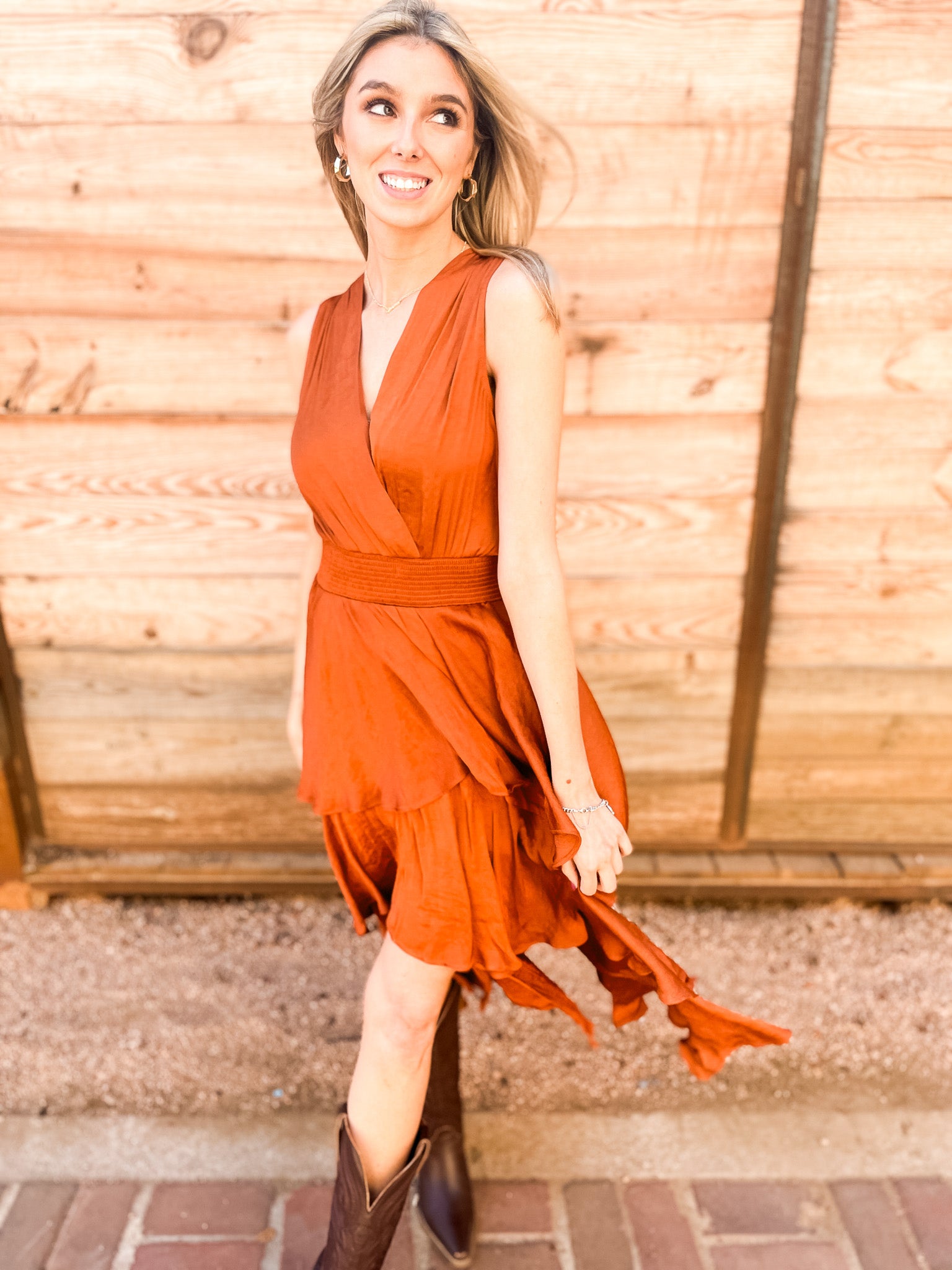 *Beiley Dress - Gingerbread