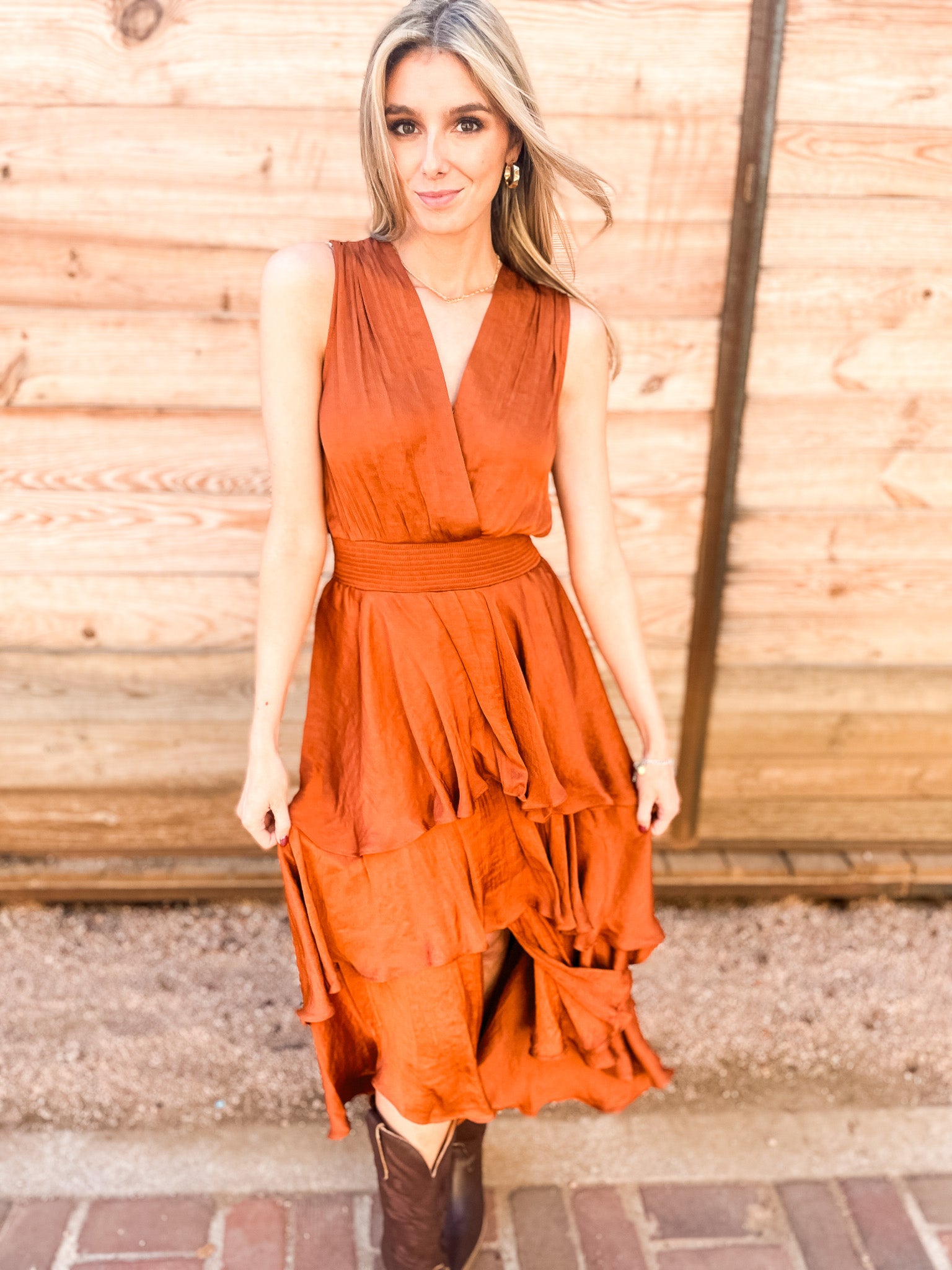 *Beiley Dress - Gingerbread