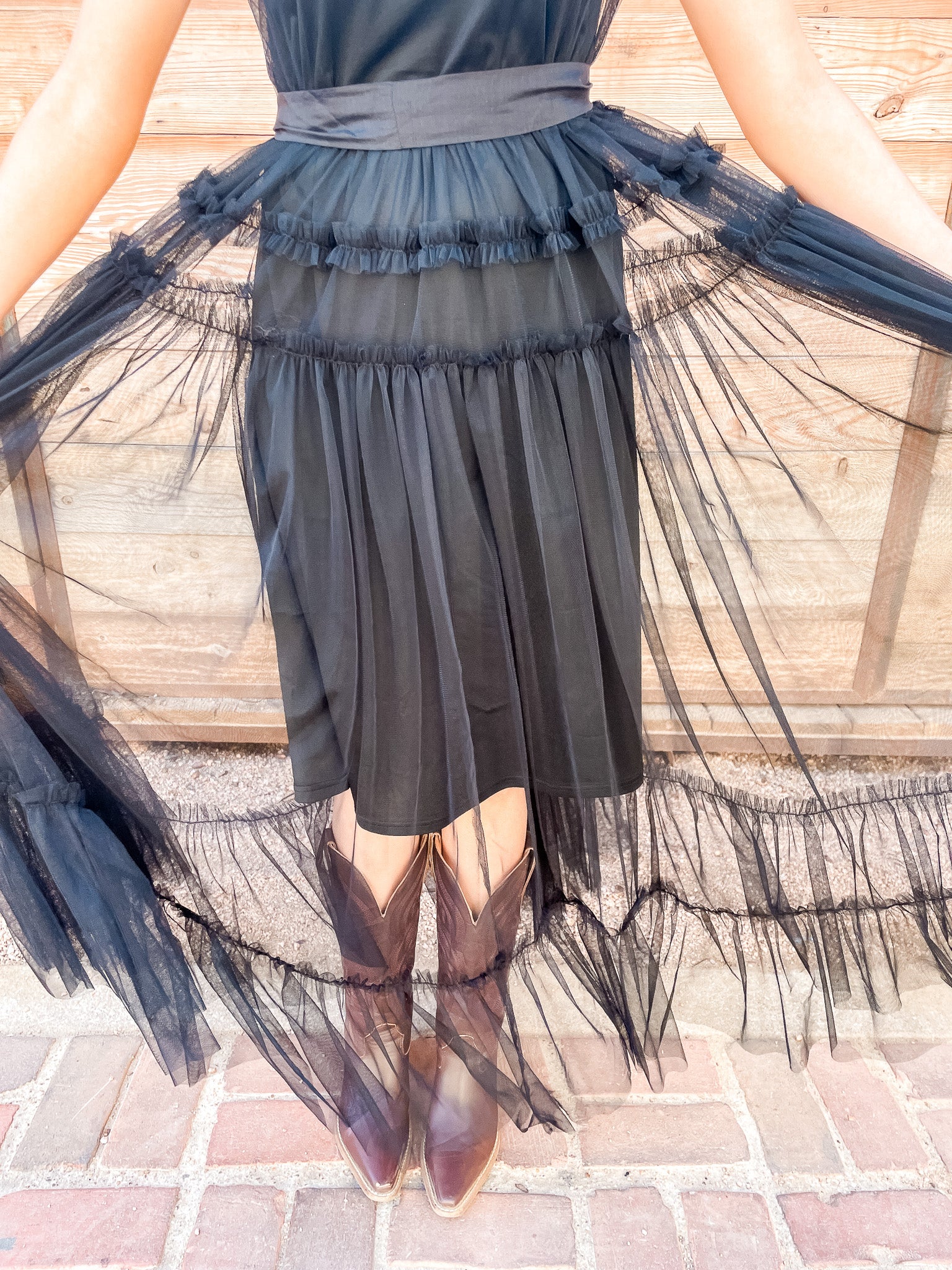 Tulle Dress - Black