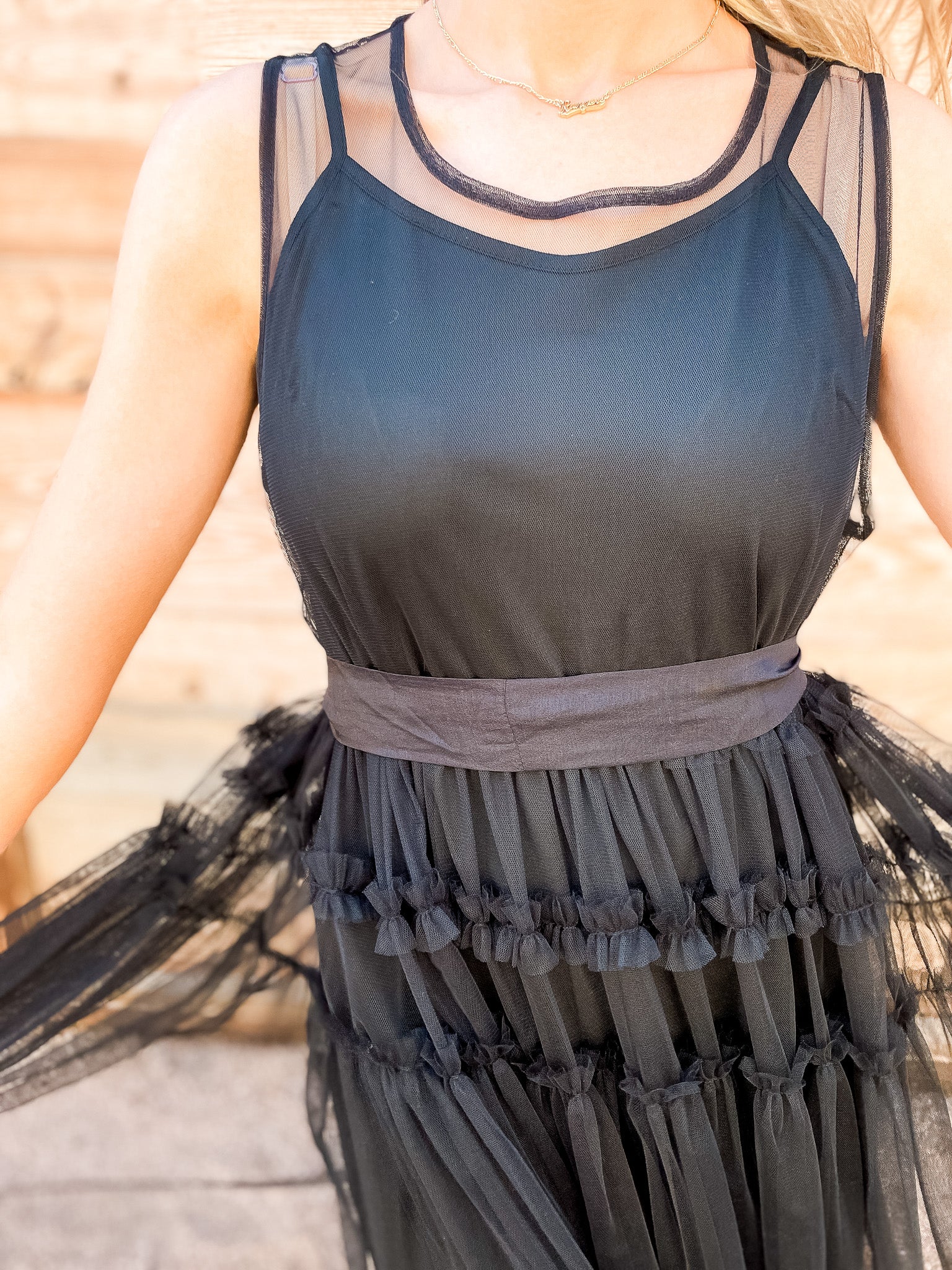 Tulle Dress - Black