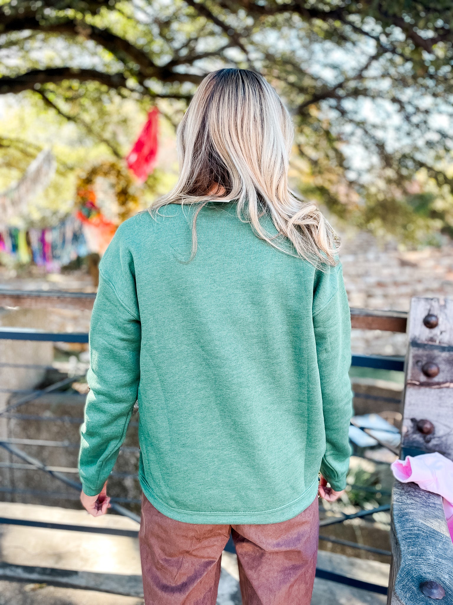 Santa I Want A Cowboy - Green