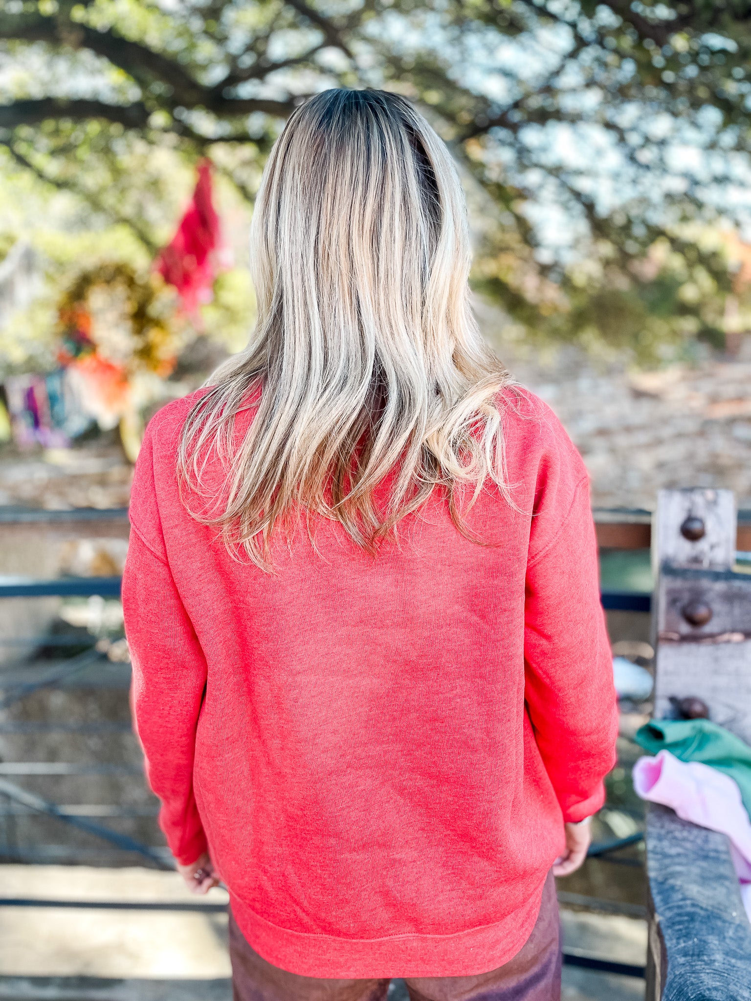 Santa's Favorite Sweatshirt - Cranberry