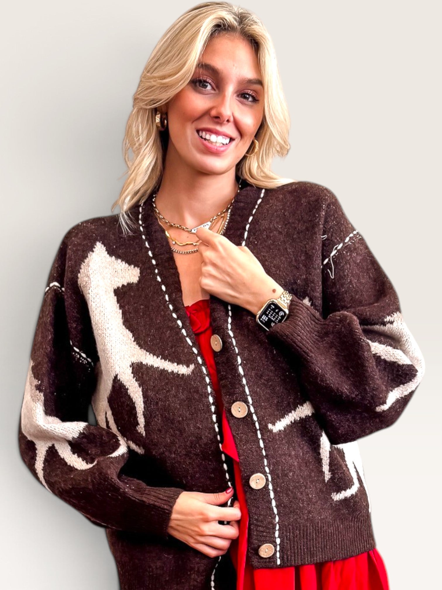 Woah Horse Cardigan