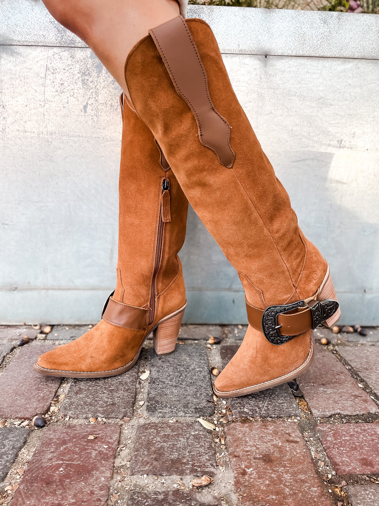 Yeehottie Buckle Boot - Camel