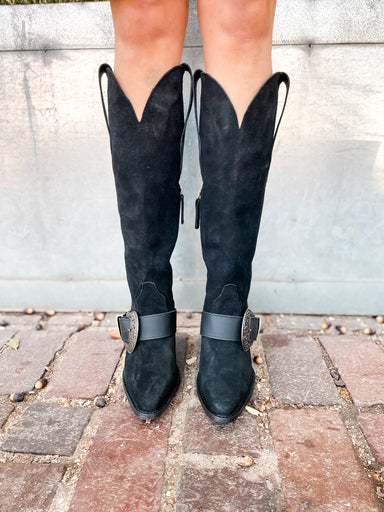 Yeehottie Buckle Boot - Black - Tucker Brown