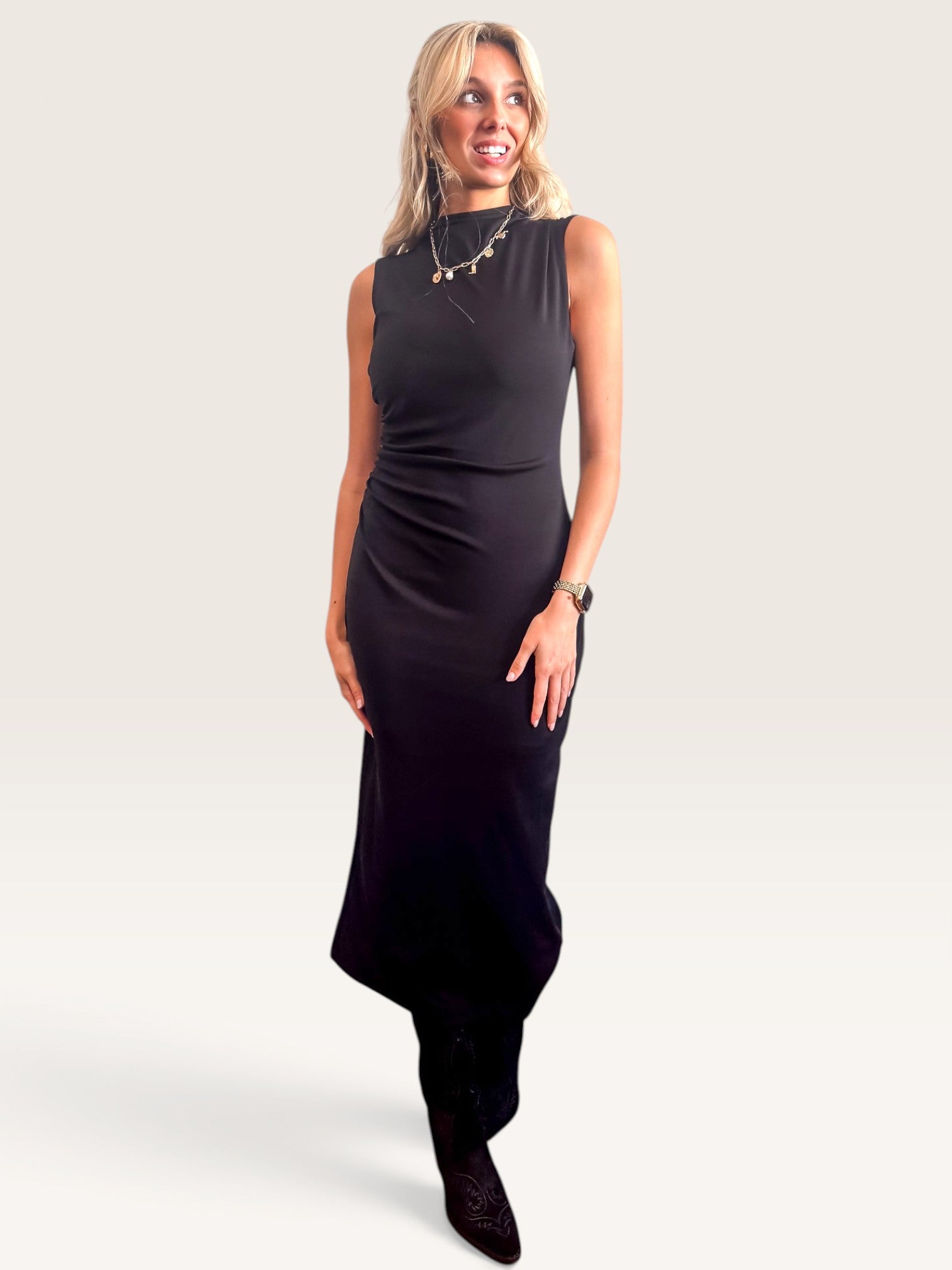 Mo Knit Dress - Black