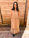 Tulle Dress - Beige - Tucker Brown