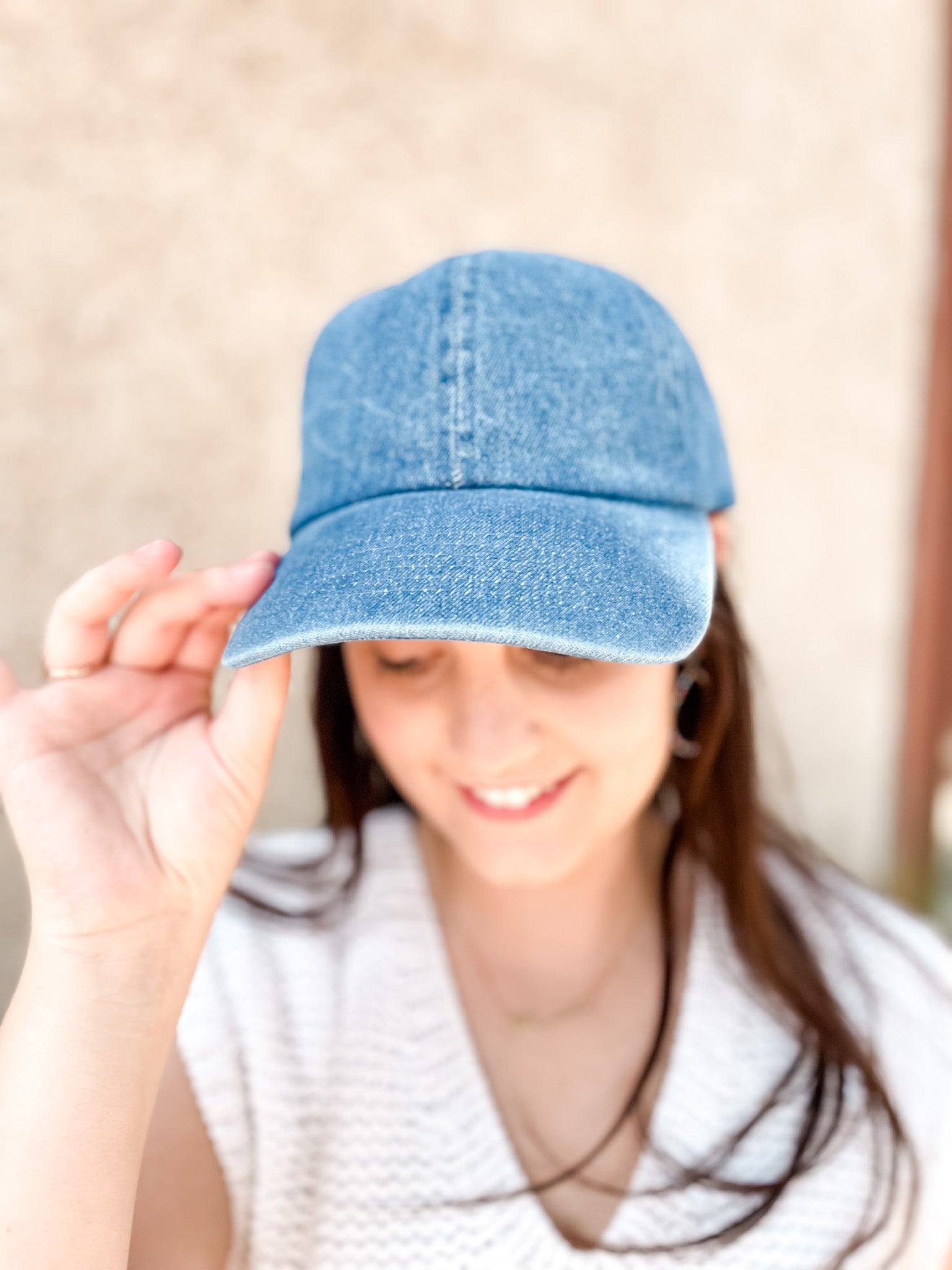 Denim Baseball Cap