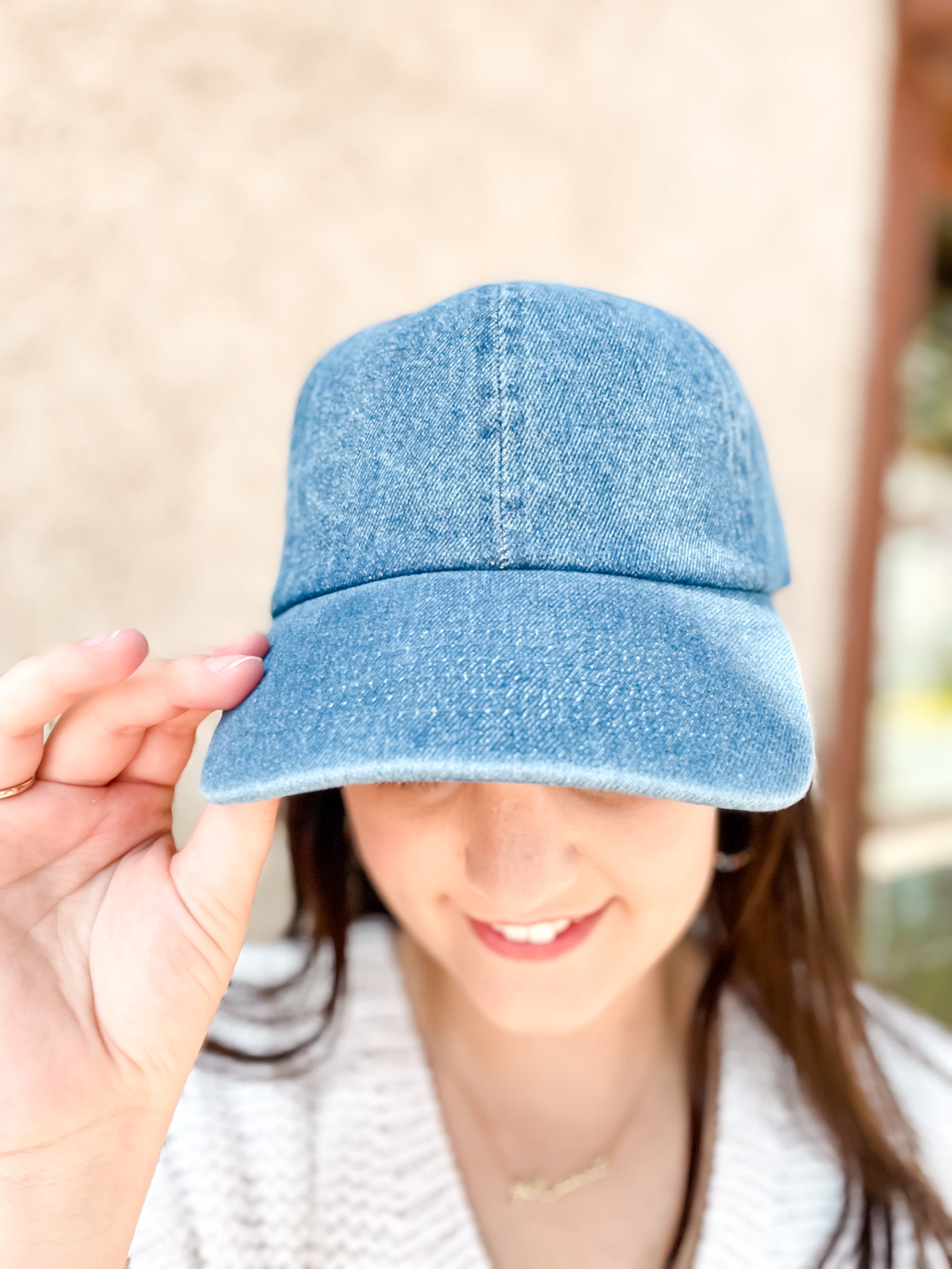 Denim Baseball Cap
