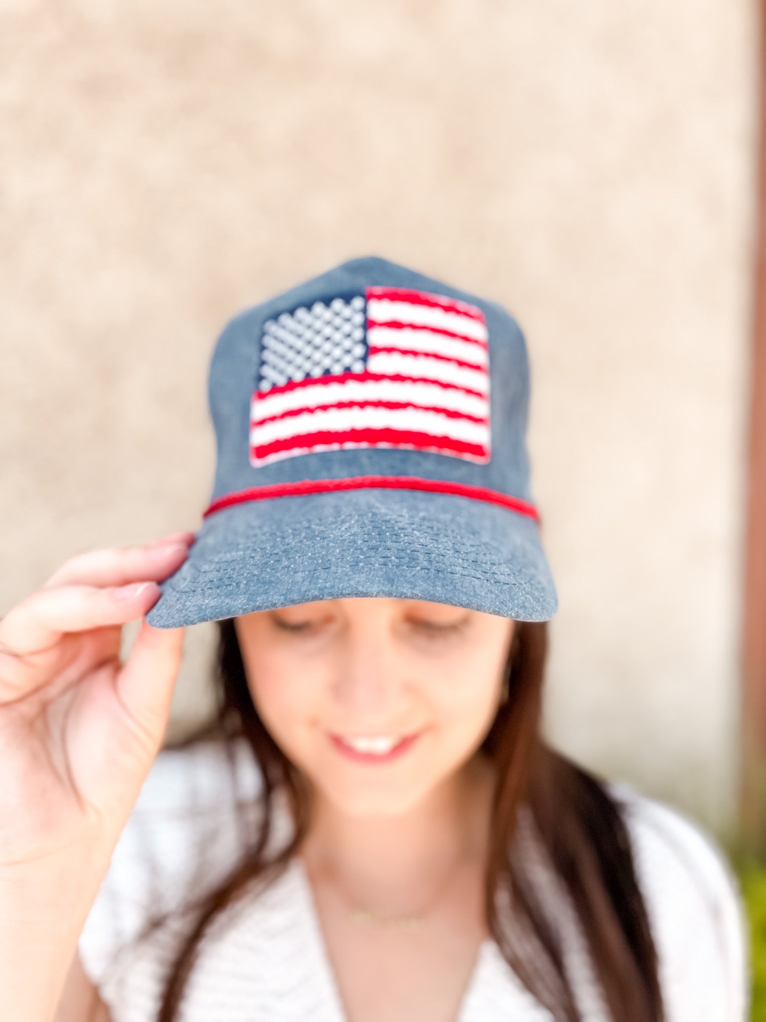 USA Flag Patch Baseball Cap