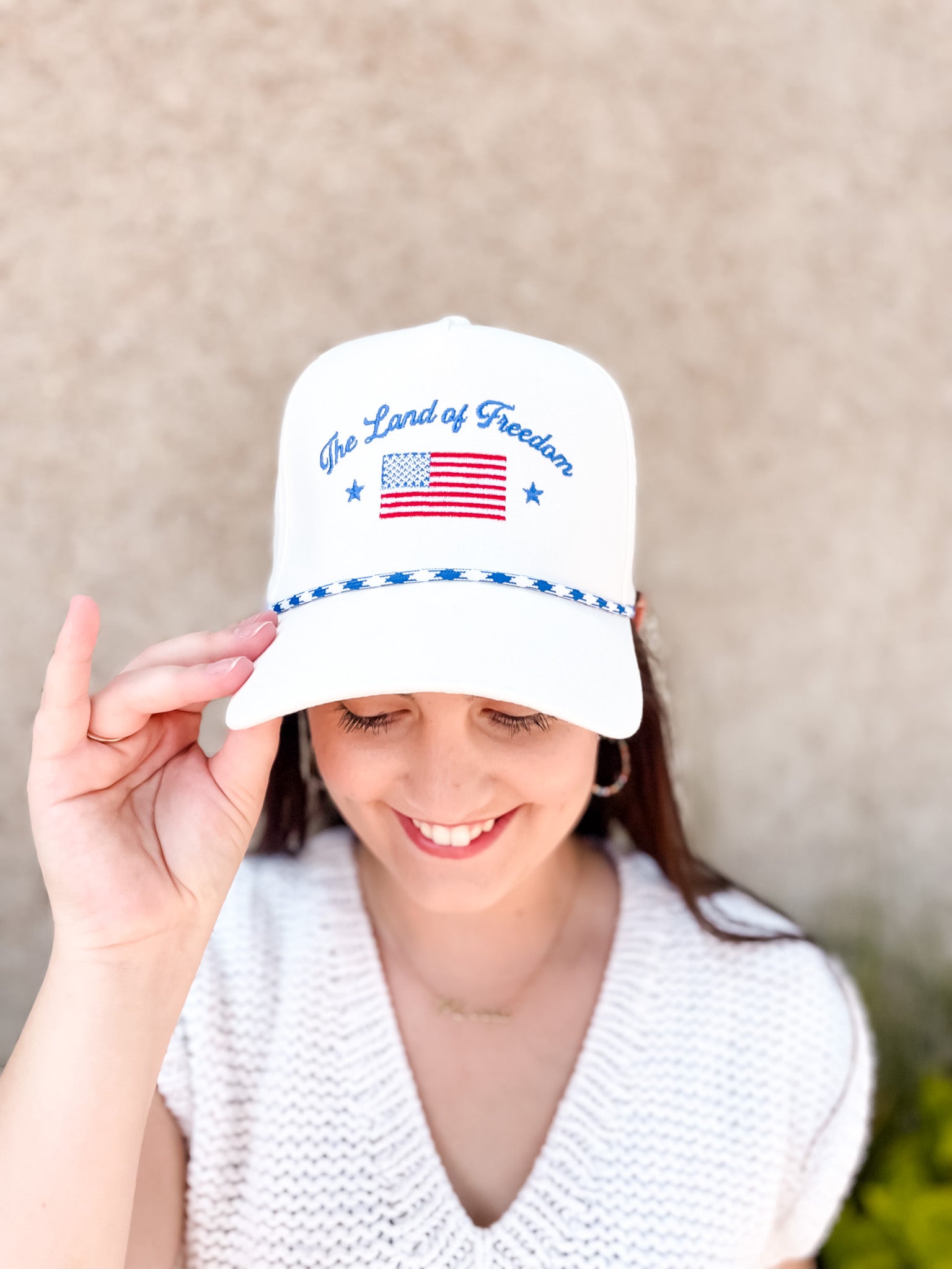 Y Land of Freedom Baseball Cap - Blue - Tucker Brown