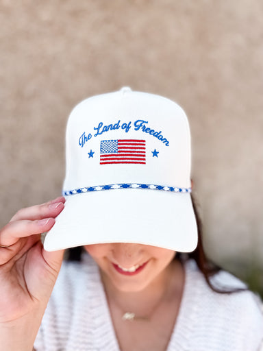 Y Land of Freedom Baseball Cap - Blue - Tucker Brown