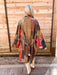 Patchwork Kimono Duster - Tucker Brown