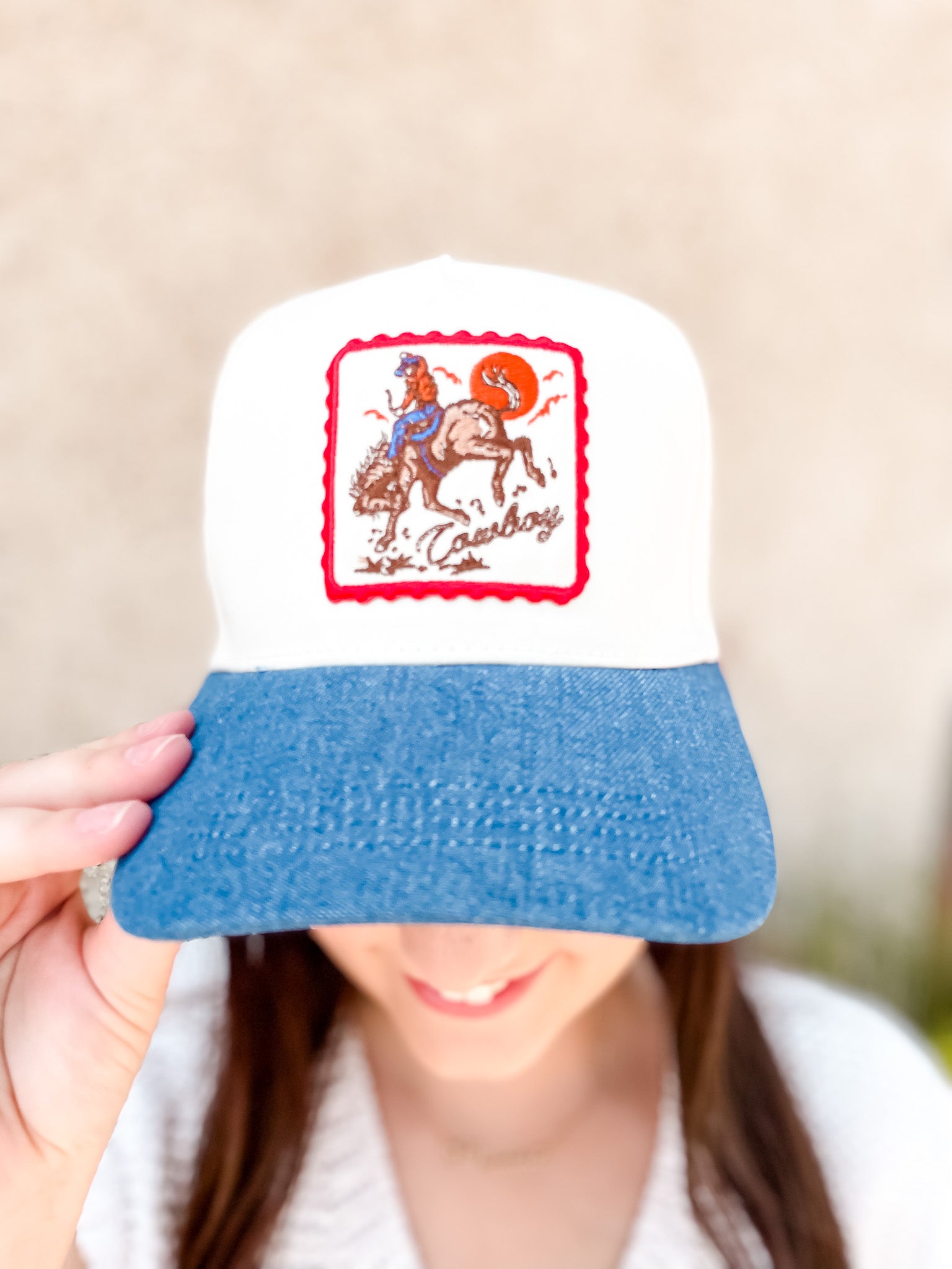 Bronco Cowboy Baseball Cap - Dark