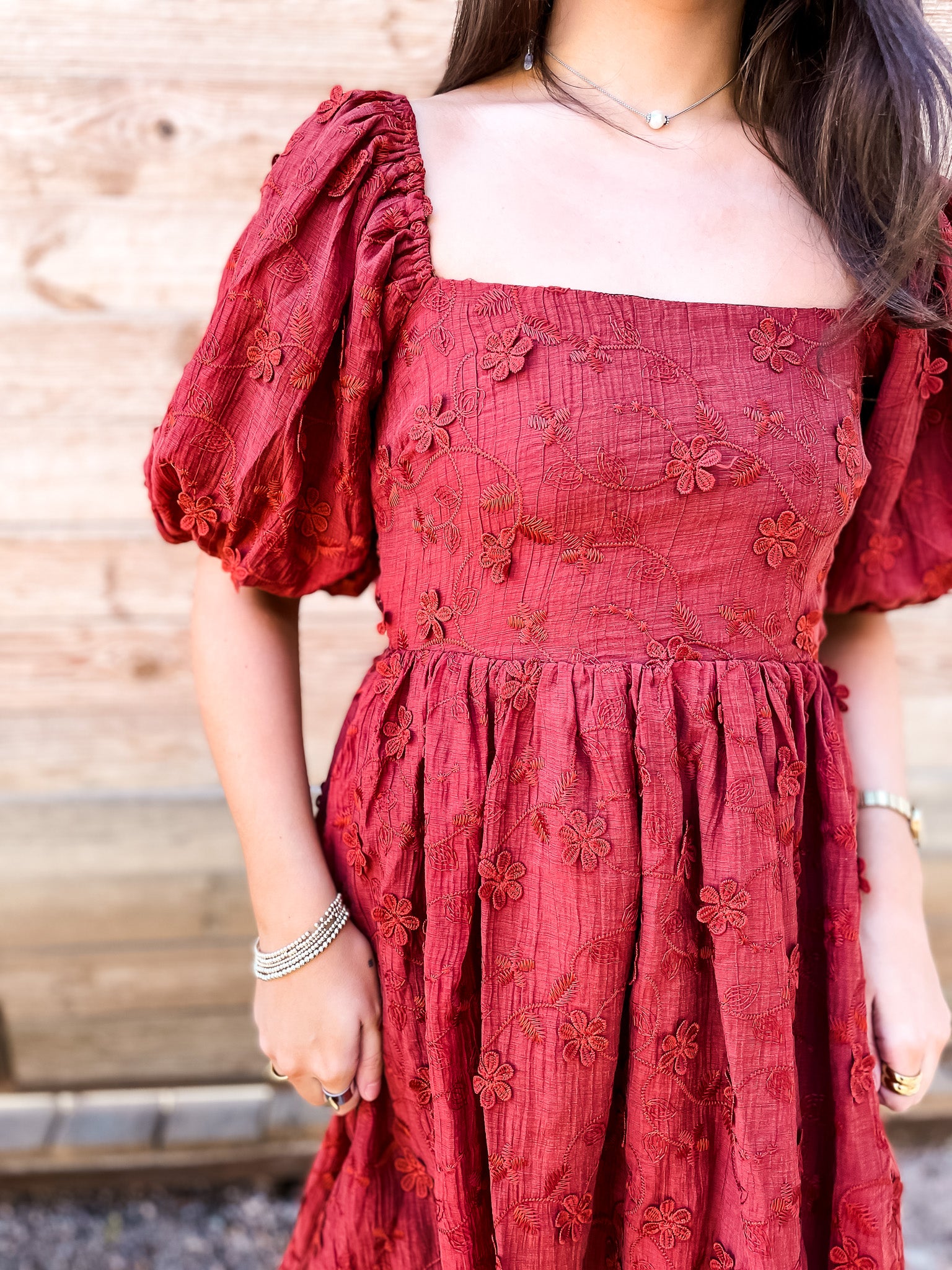 Merlot The Merrier Dress - Tucker Brown