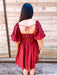 Merlot The Merrier Dress - Tucker Brown