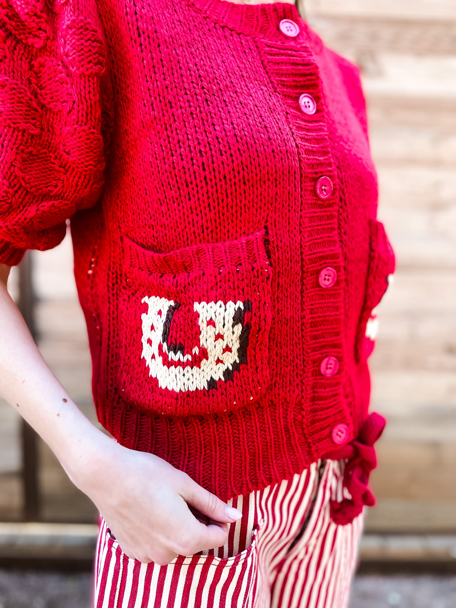 Farrier Sweater - Red - Tucker Brown