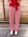 Sailor Rope String Pants - Red - Tucker Brown