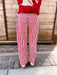 Sailor Rope String Pants - Red - Tucker Brown