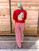 Sailor Rope String Pants - Red - Tucker Brown