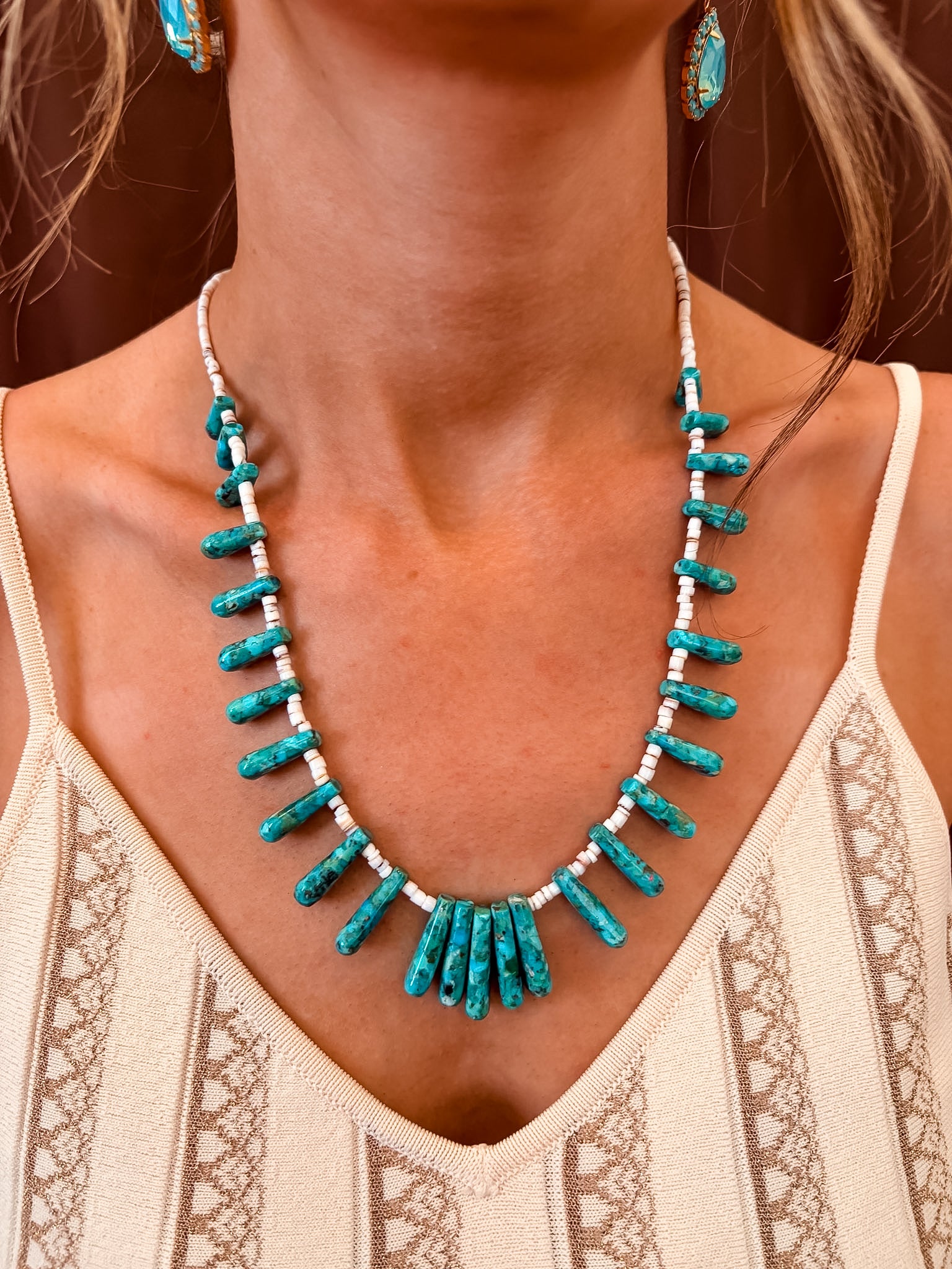 Graduated Turquoise Necklace