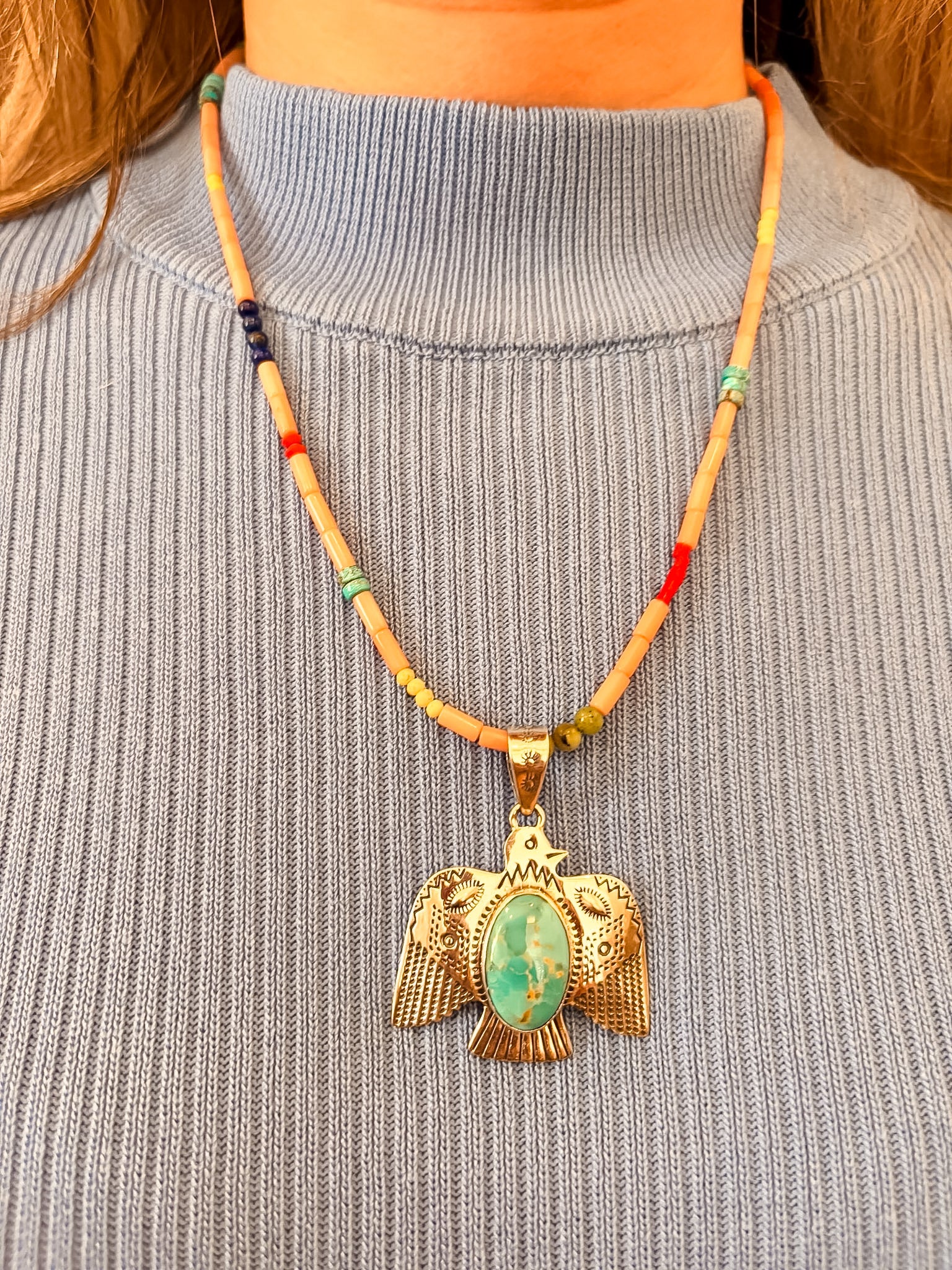 Dainty Thunderbird Necklace