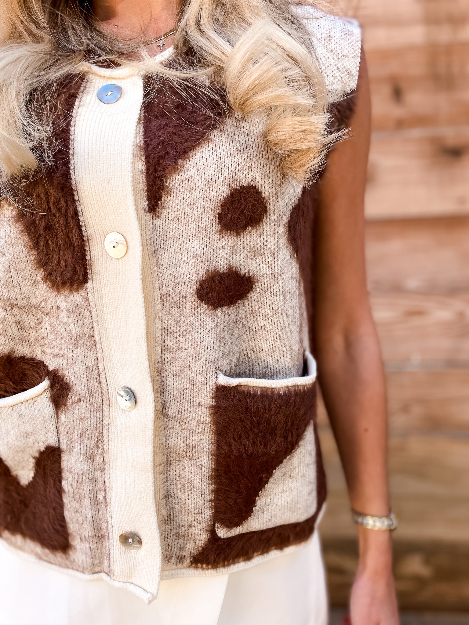 Aryshire Sweater Vest - Tucker Brown