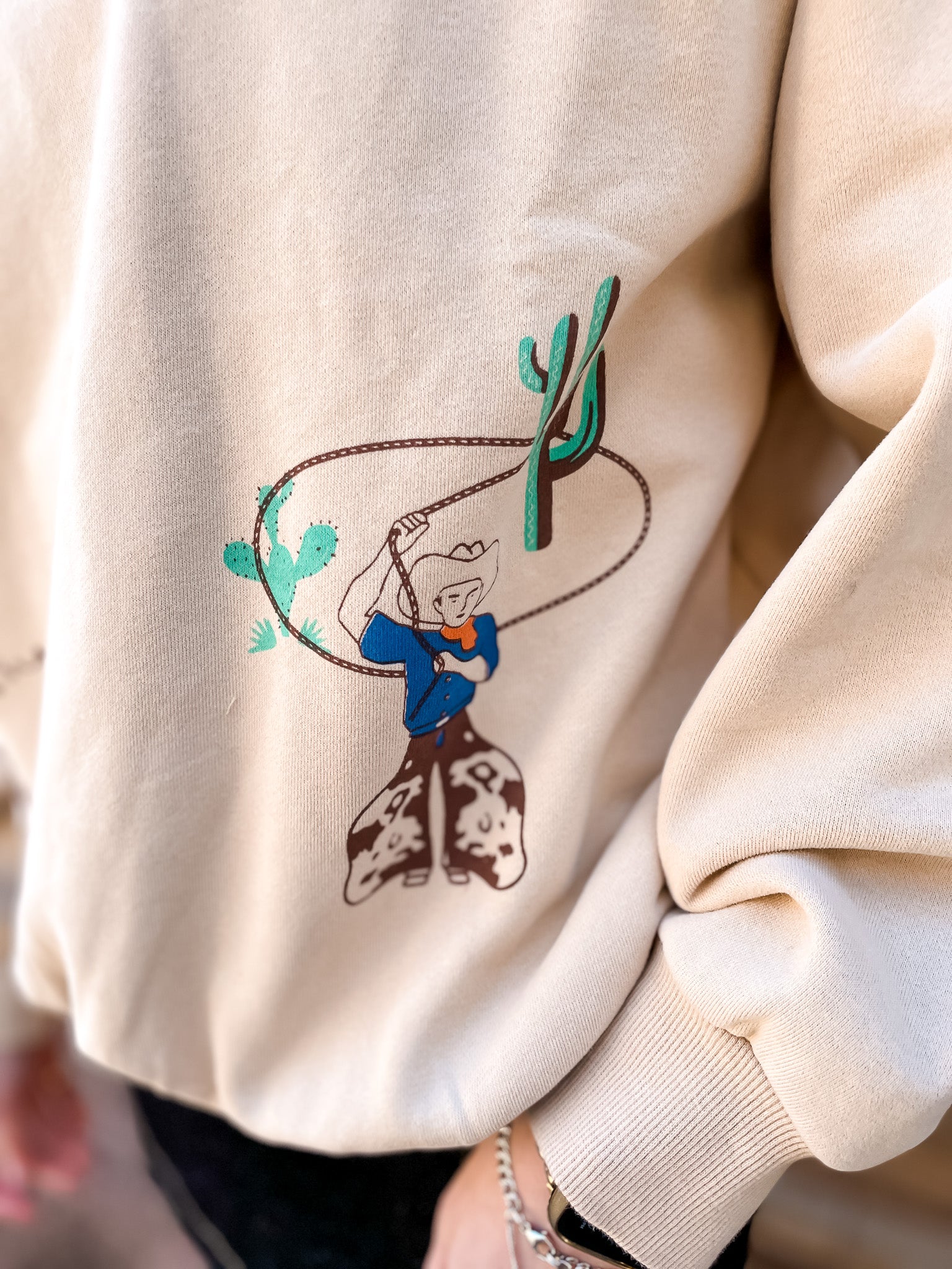 Howdy & Friends Sweatshirt - Tucker Brown
