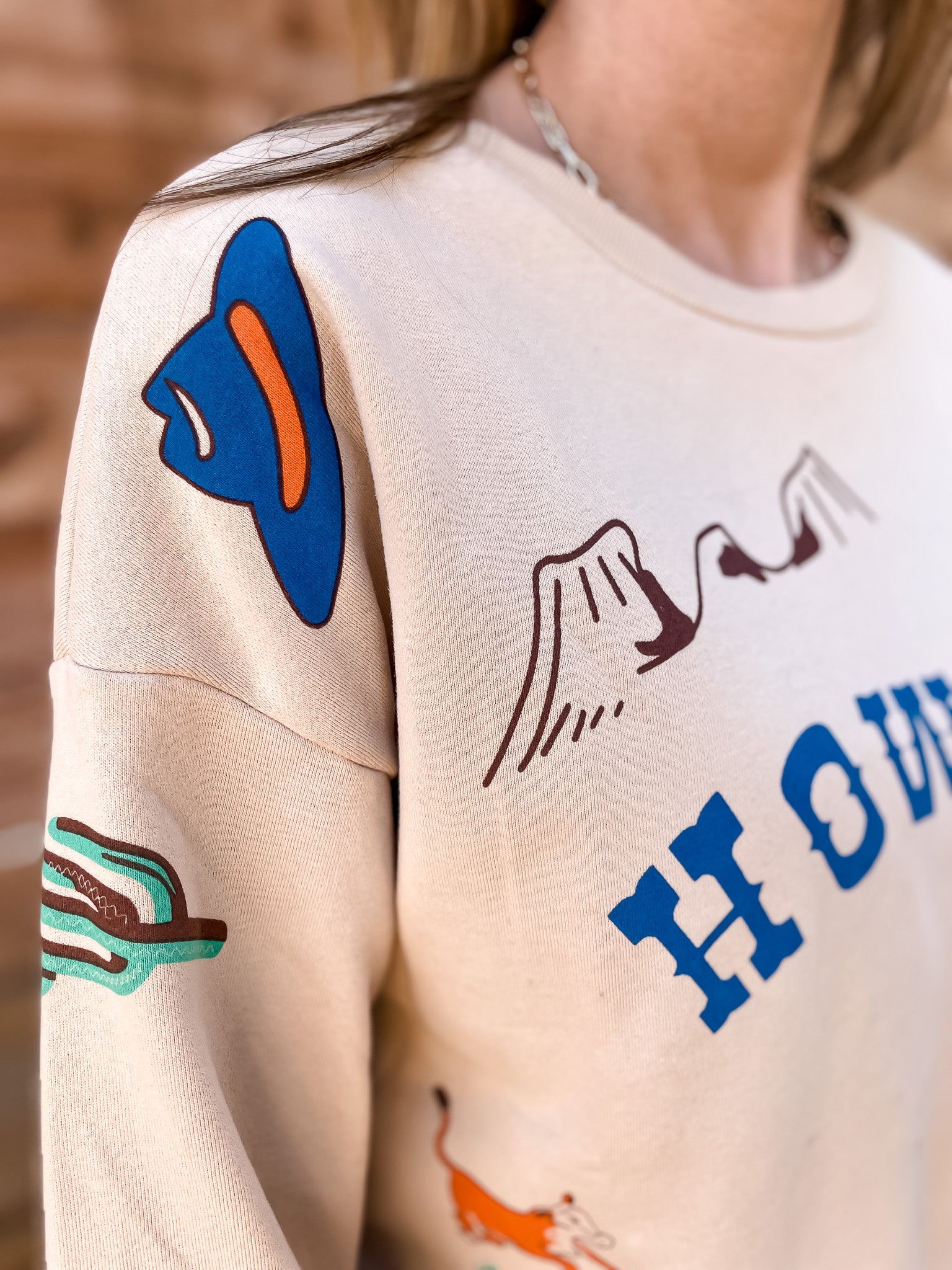 Howdy & Friends Sweatshirt - Tucker Brown