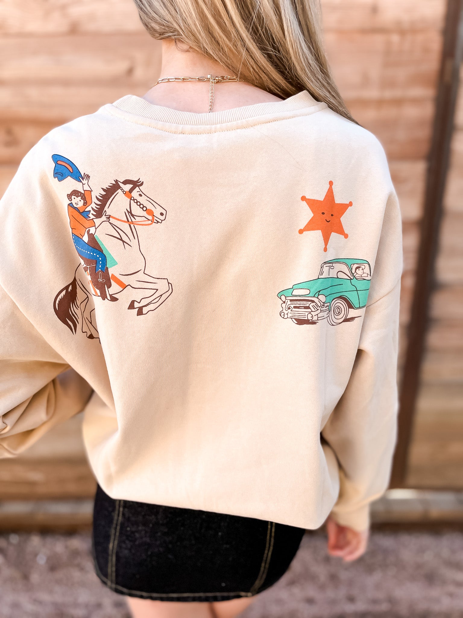 Howdy & Friends Sweatshirt - Tucker Brown
