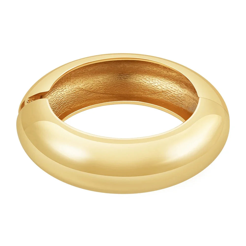 Blaise Statement Bangle - Gold