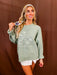Reining Sweater - Green - Tucker Brown