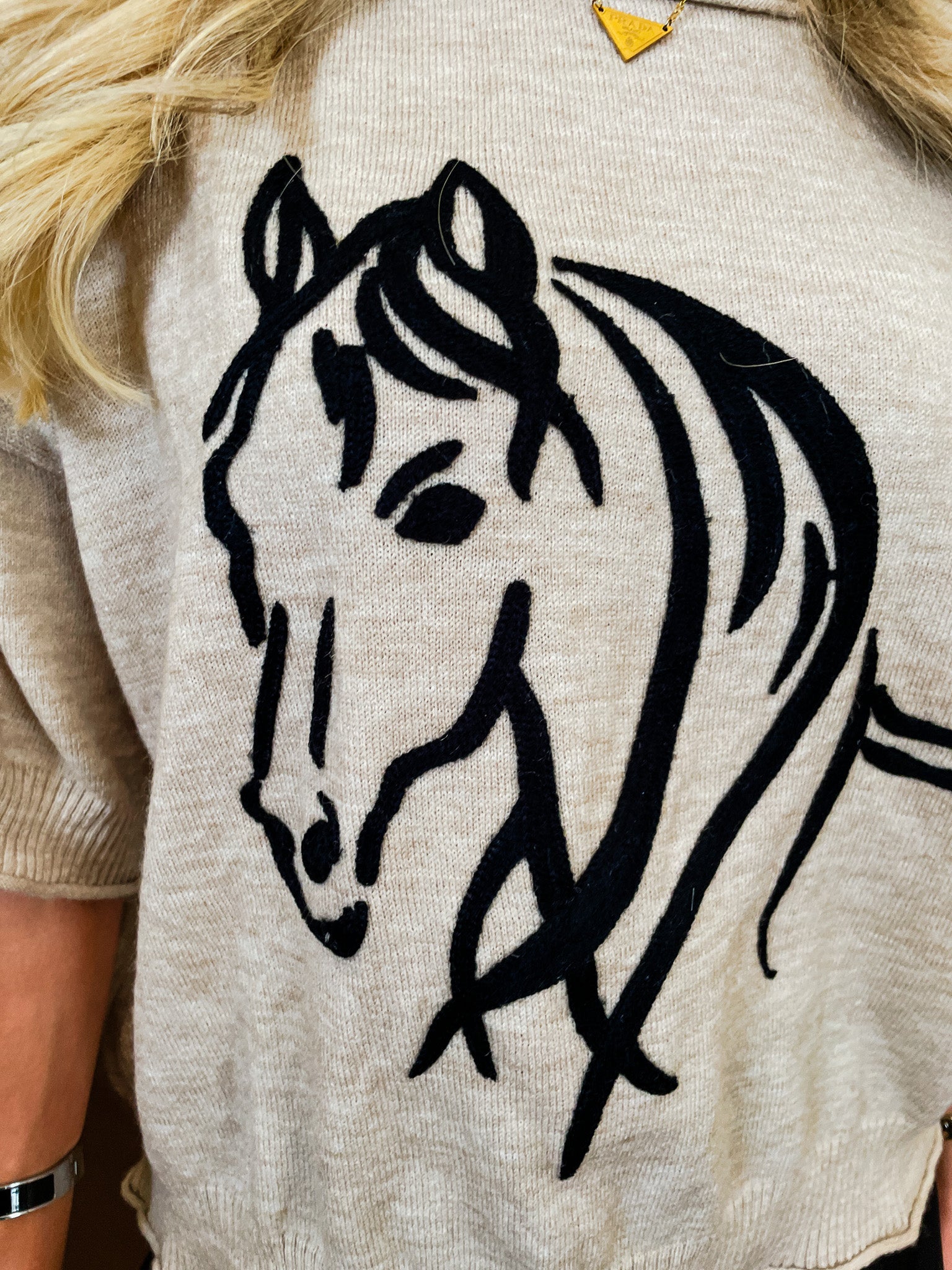 Silhouette Of A Champion Sweater - Oatmeal - Tucker Brown