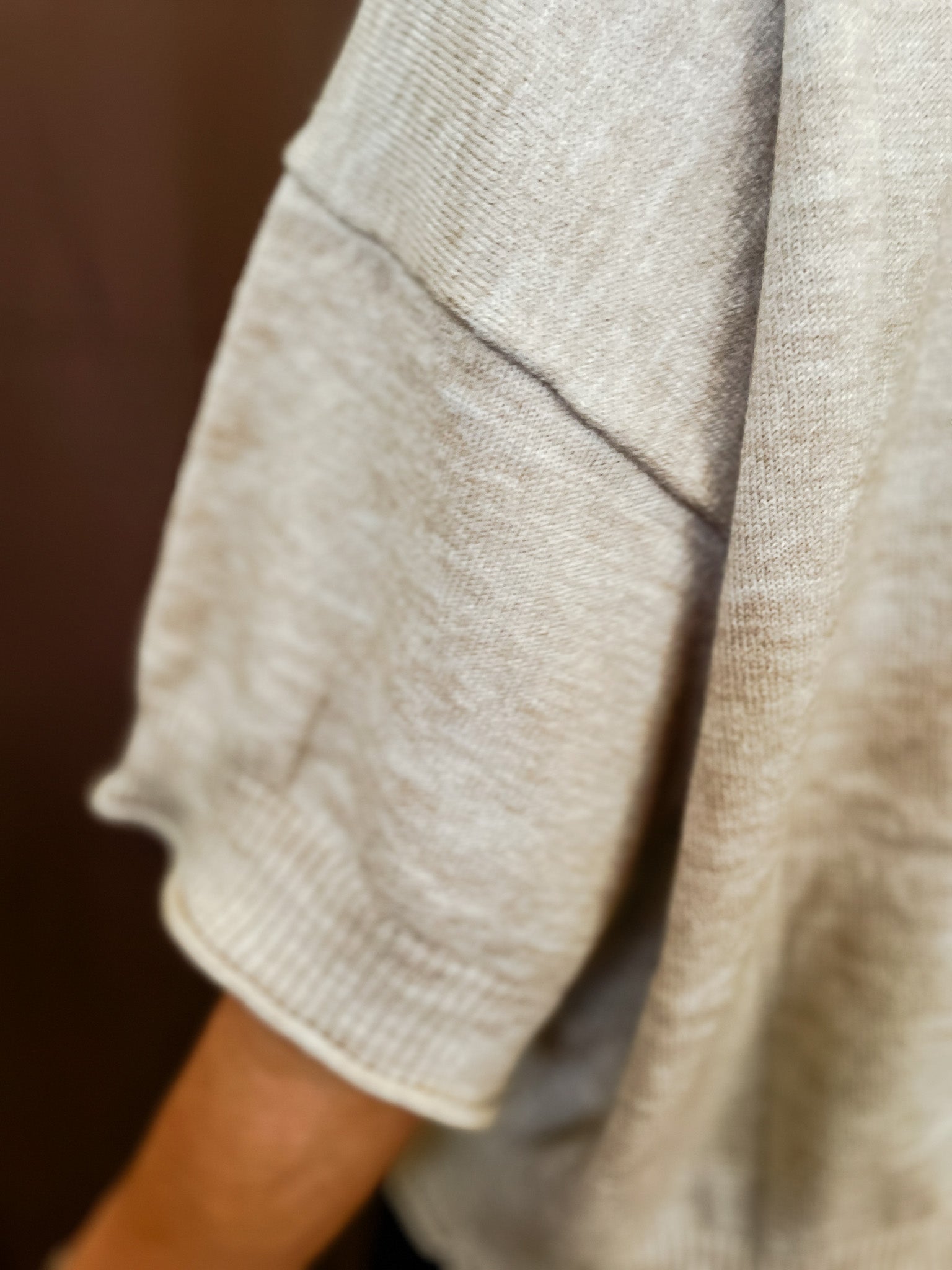 Silhouette Of A Champion Sweater - Oatmeal - Tucker Brown