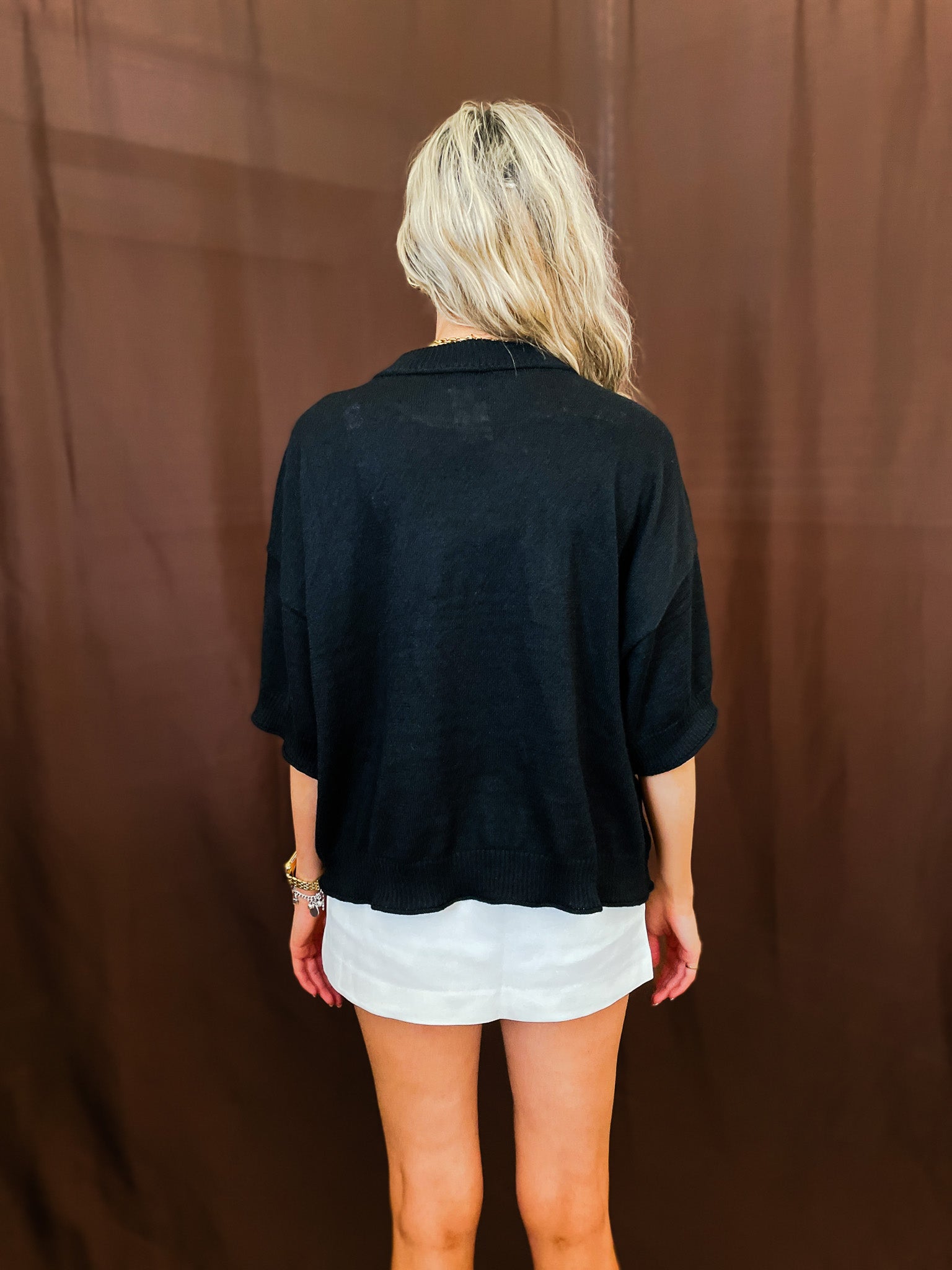 Silhouette Of A Champion Sweater - Black - Tucker Brown